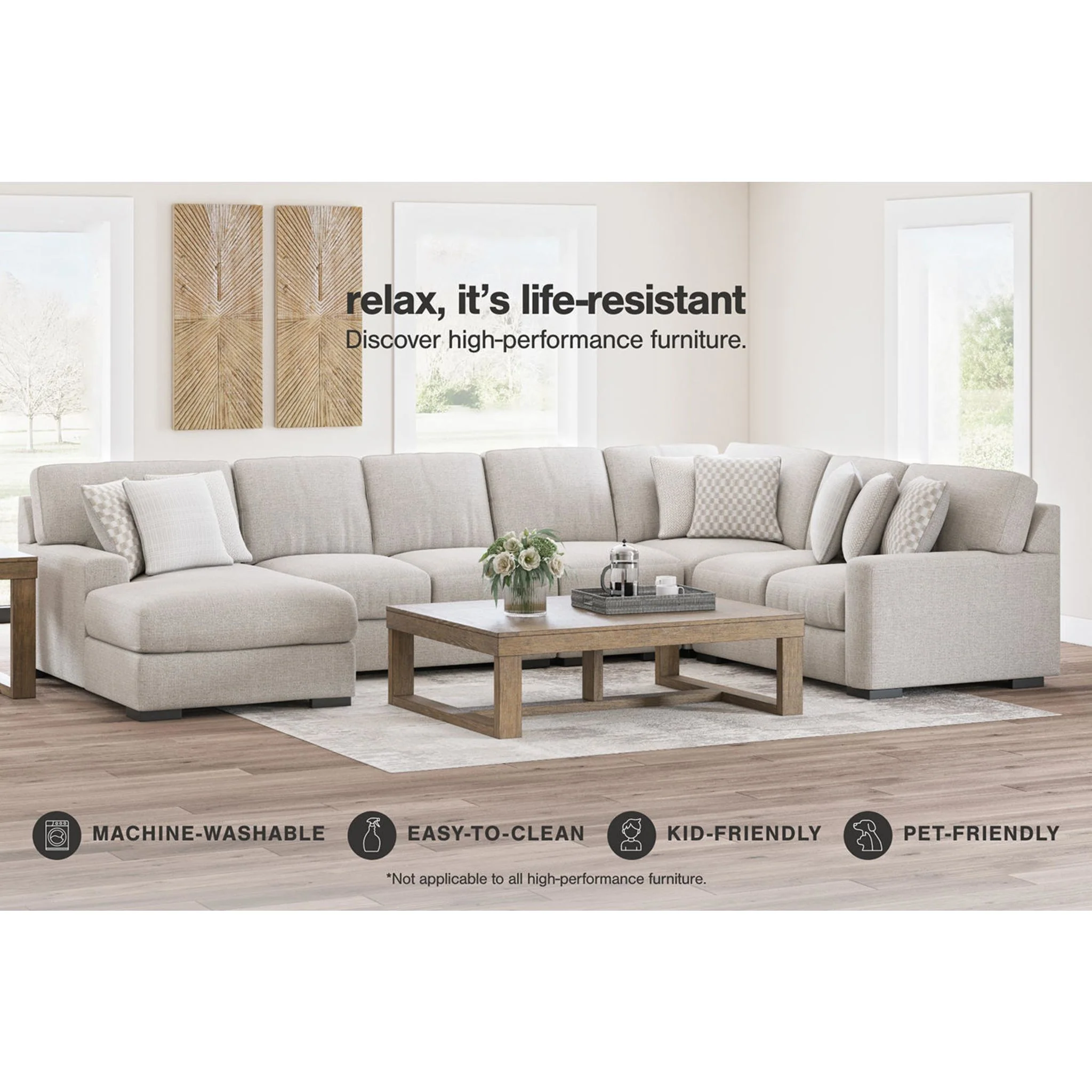 Larce-Exclusive 3 Piece Sectional with Chaise - Image 13