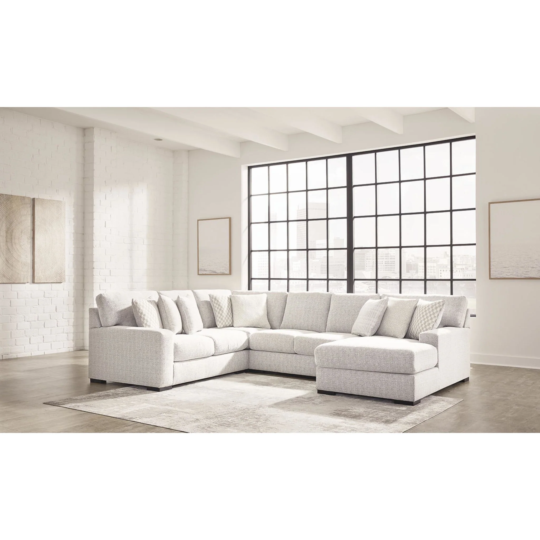 Larce-Exclusive 4 Piece Sectional with Chaise - Image 2