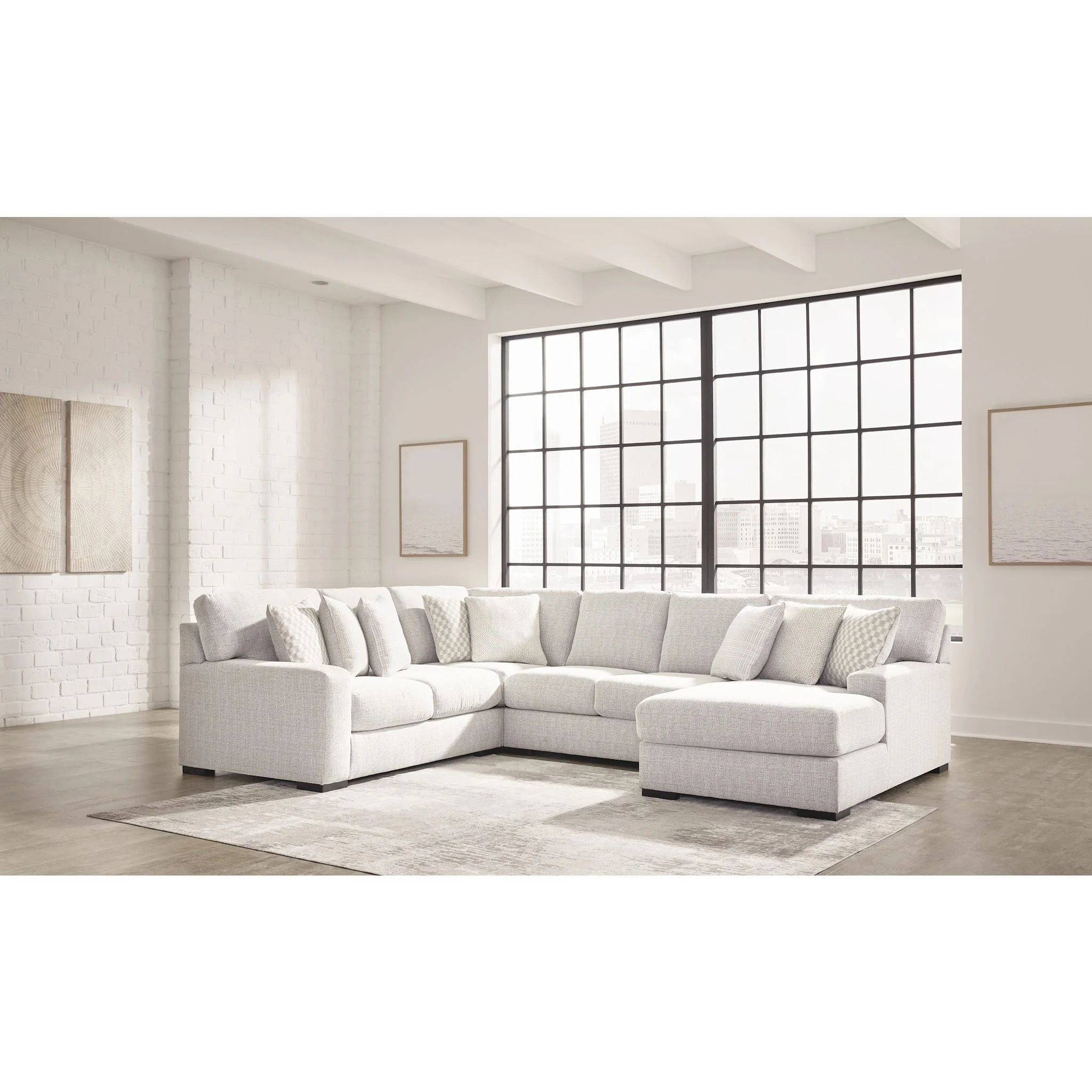 Larce-Exclusive 4 Piece Sectional with Chaise - Image 23