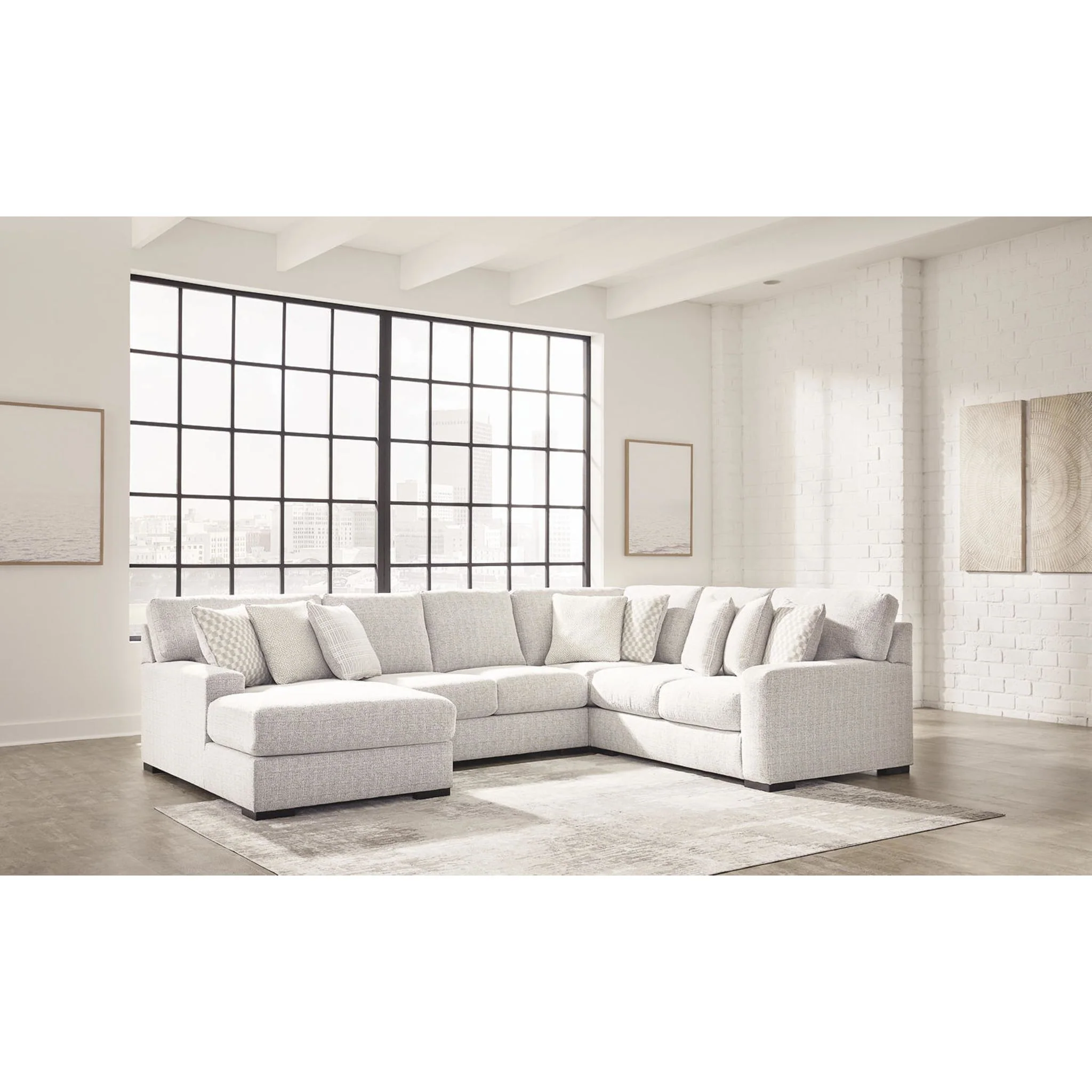Larce-Exclusive 4 Piece Sectional with Chaise - Image 29