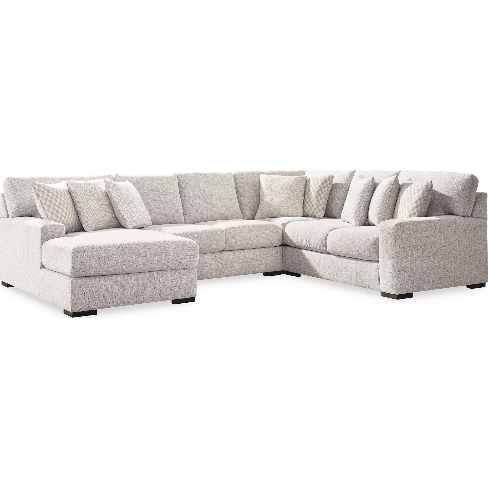 Larce-Exclusive 4 Piece Sectional with Chaise - Image 45