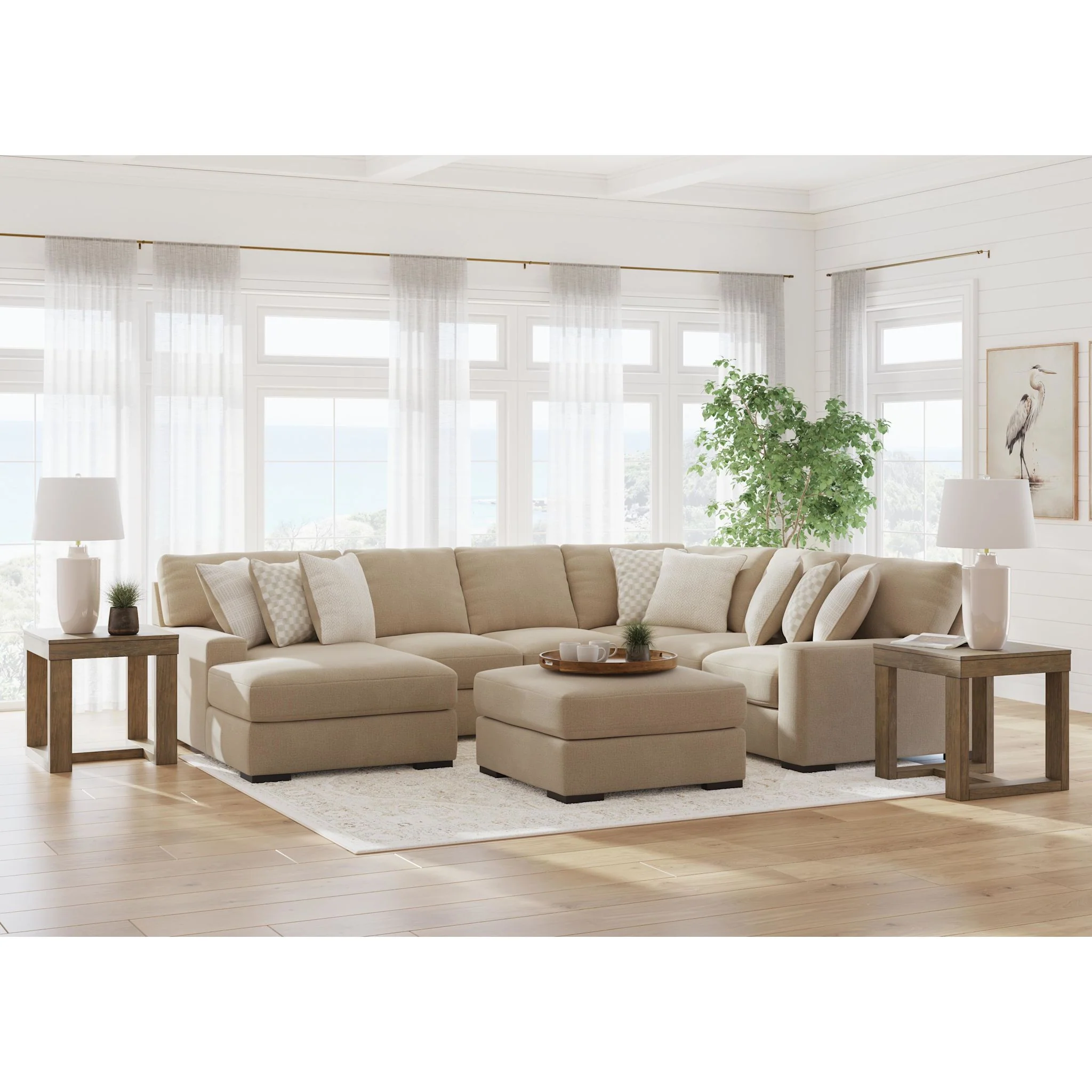 Larce-Exclusive 4 Piece Sectional with Chaise - Image 52