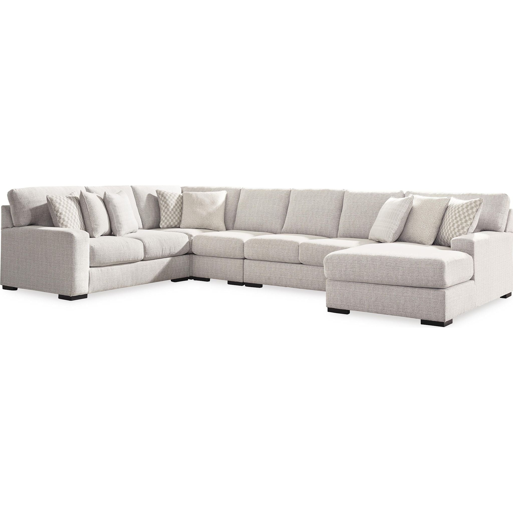 Larce-Exclusive 5 Piece Sectional with Chaise - Image 26