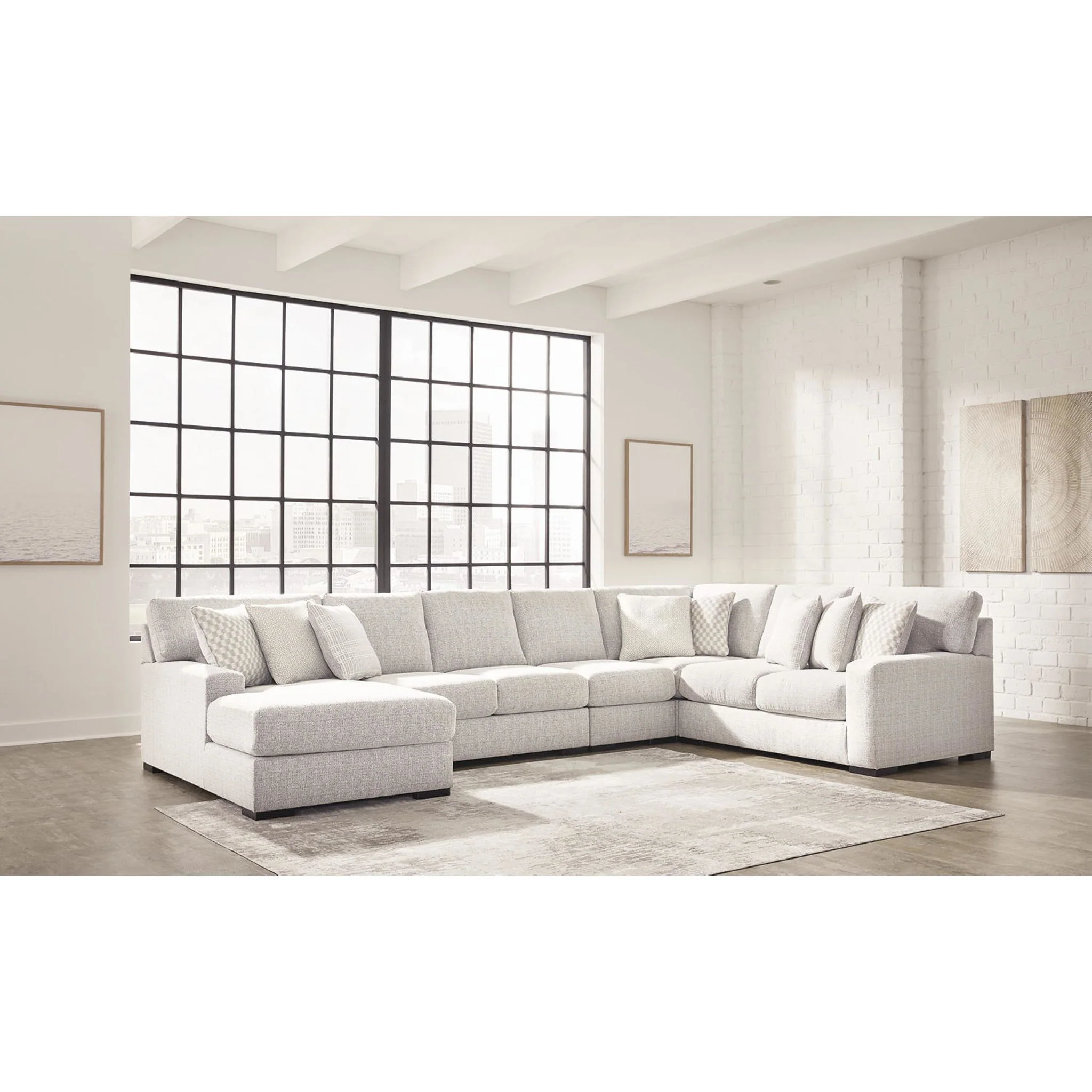 Larce-Exclusive 5 Piece Sectional with Chaise - Image 33