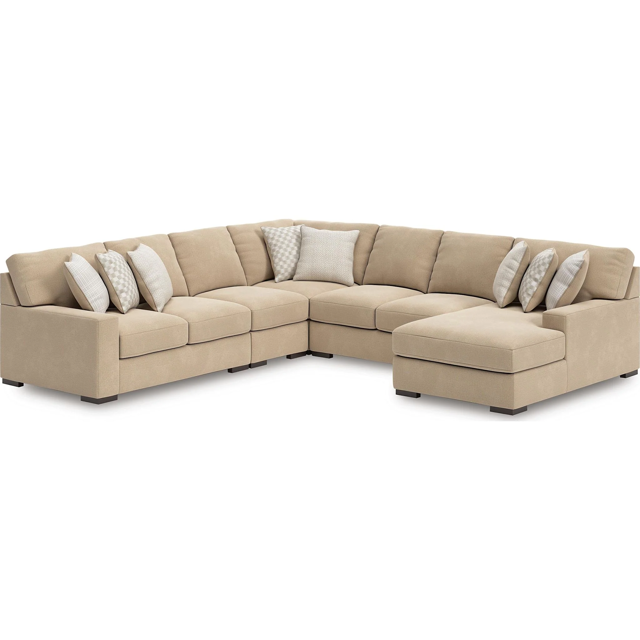 Larce-Exclusive 5 Piece Sectional with Chaise - Image 56