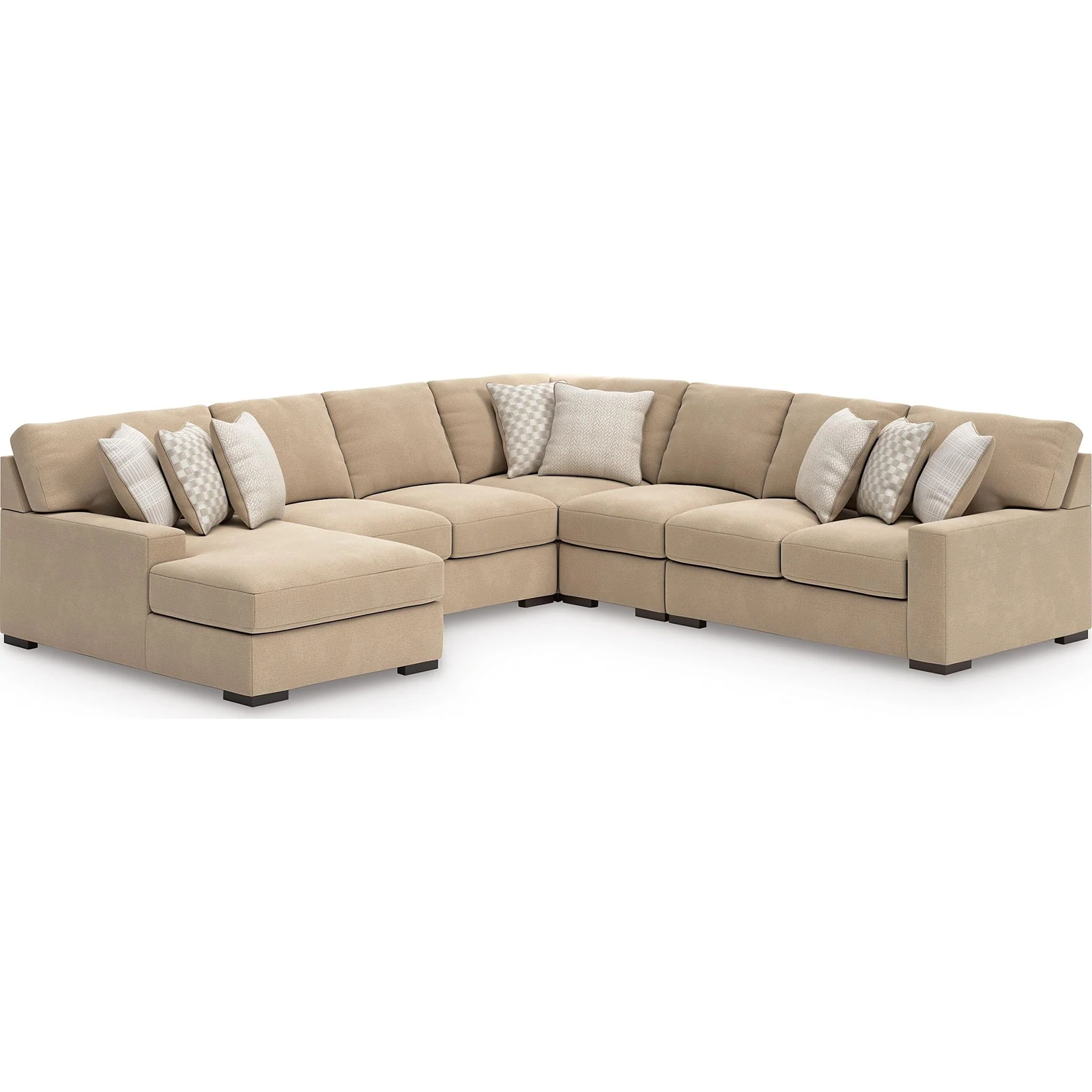 Larce-Exclusive 5 Piece Sectional with Chaise - Image 59