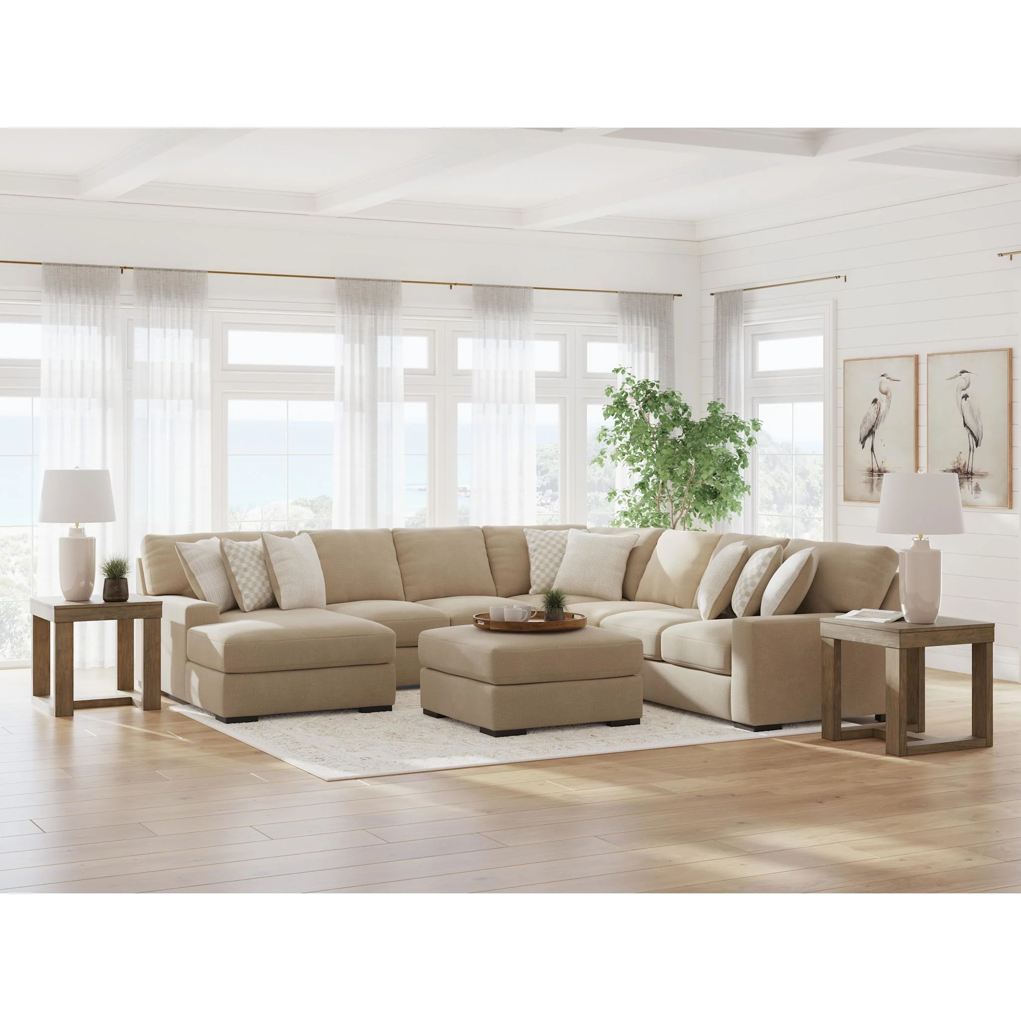 Larce-Exclusive 5 Piece Sectional with Chaise - Image 60