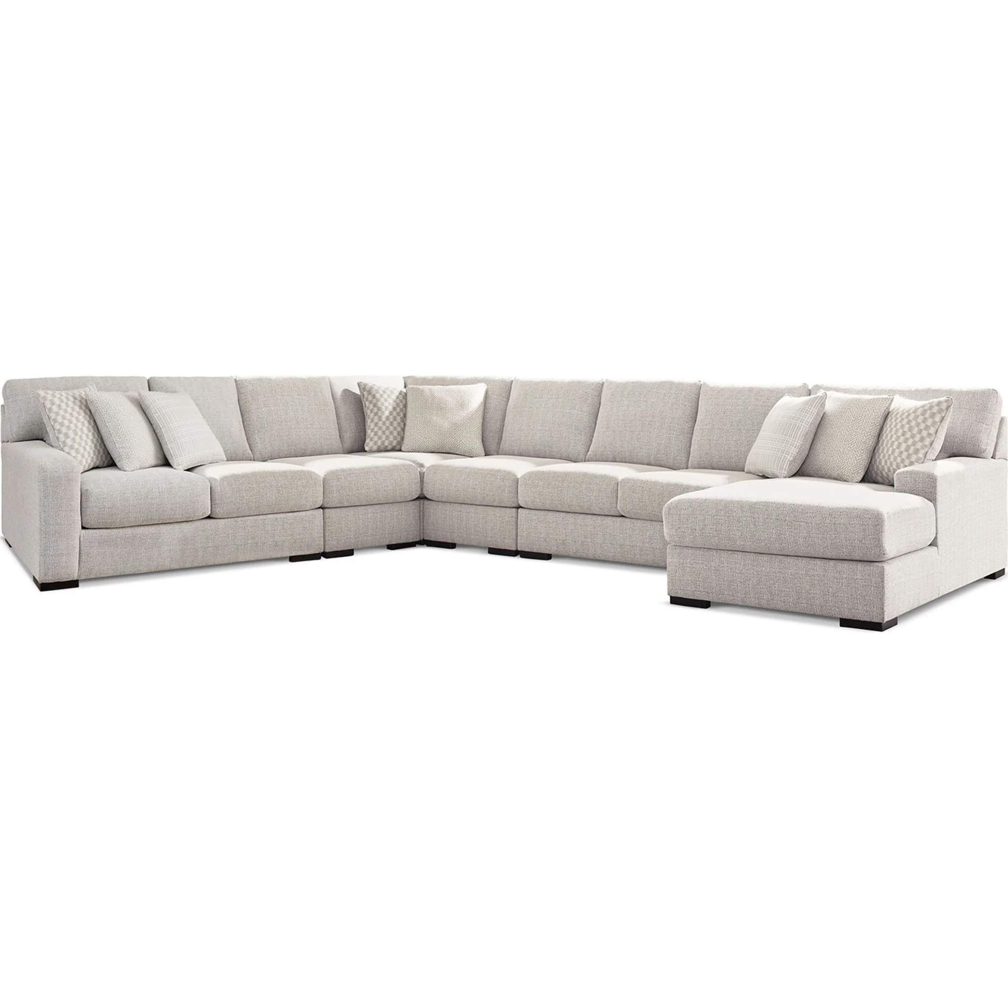 Larce-Exclusive 6 Piece Sectional with Chaise - Image 14