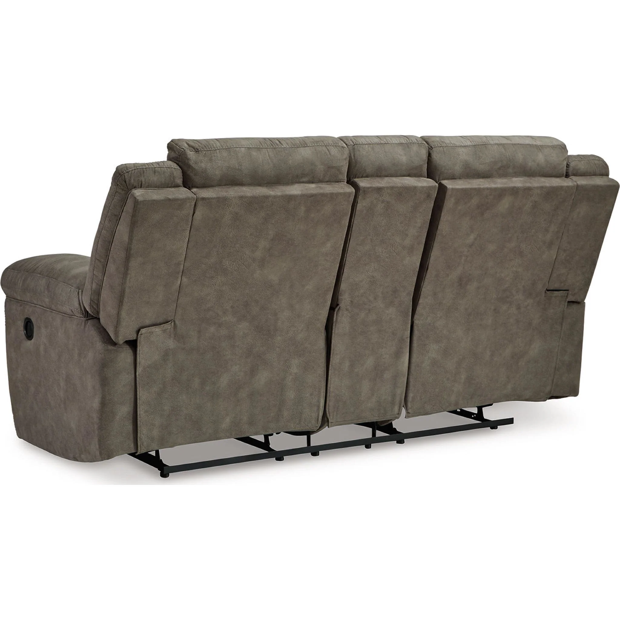 Laresview Reclining Loveseat with Console - Image 6