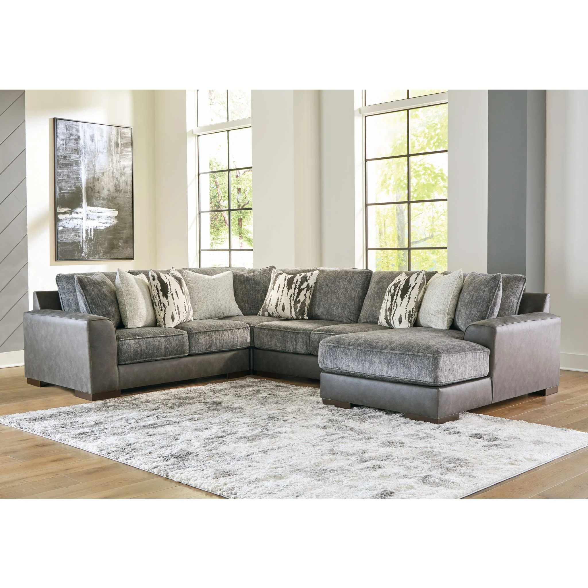 Larkstone 4 Piece Sectional - Image 2