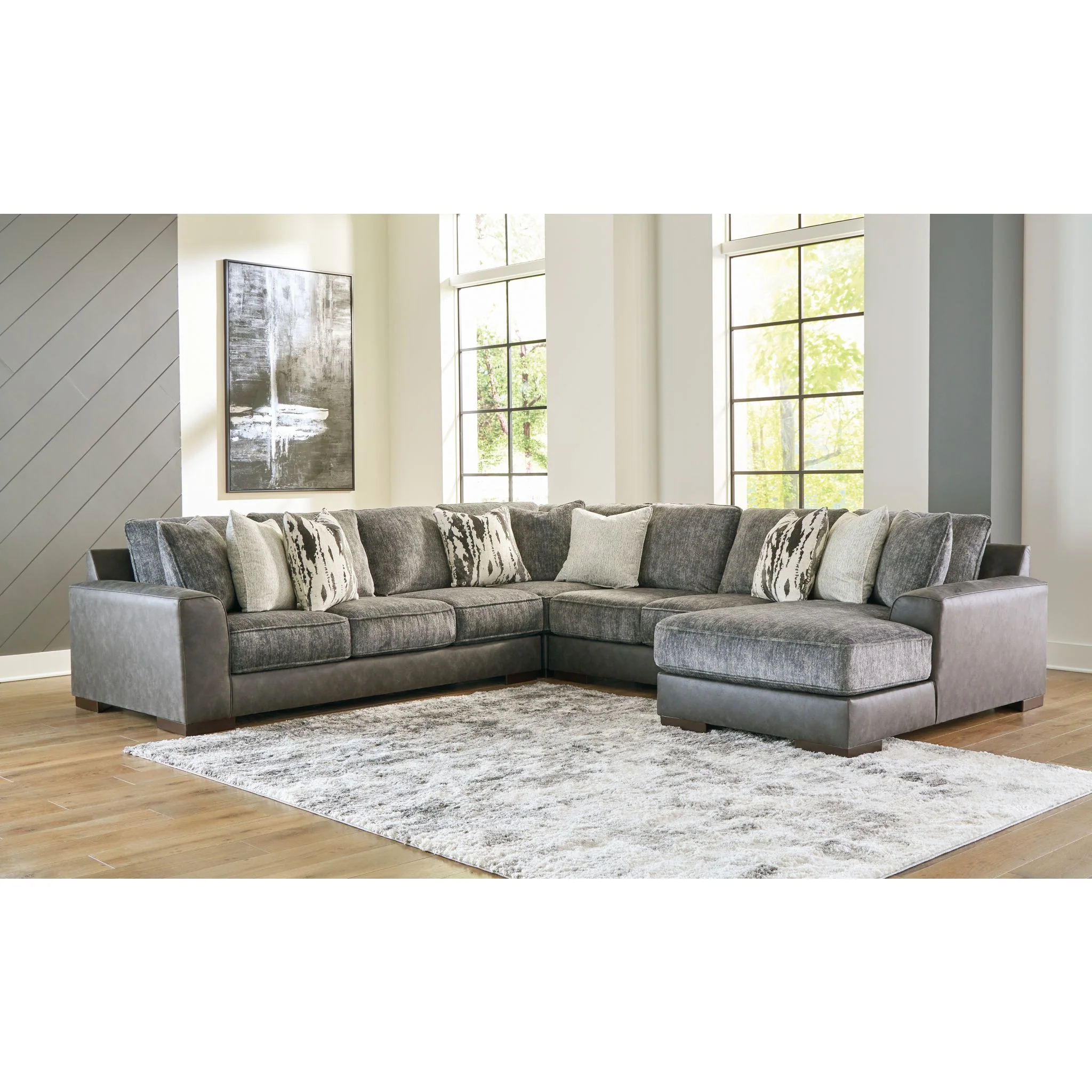Larkstone 4 Piece Sectional - Image 2