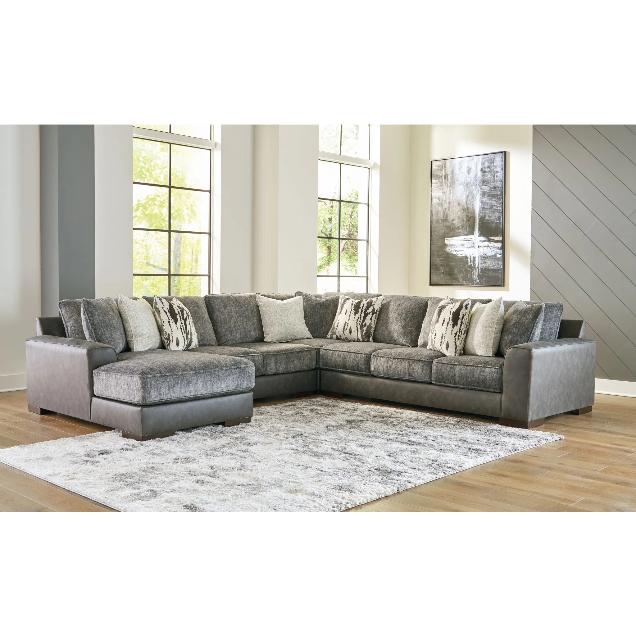 Larkstone 4 Piece Sectional - Image 2