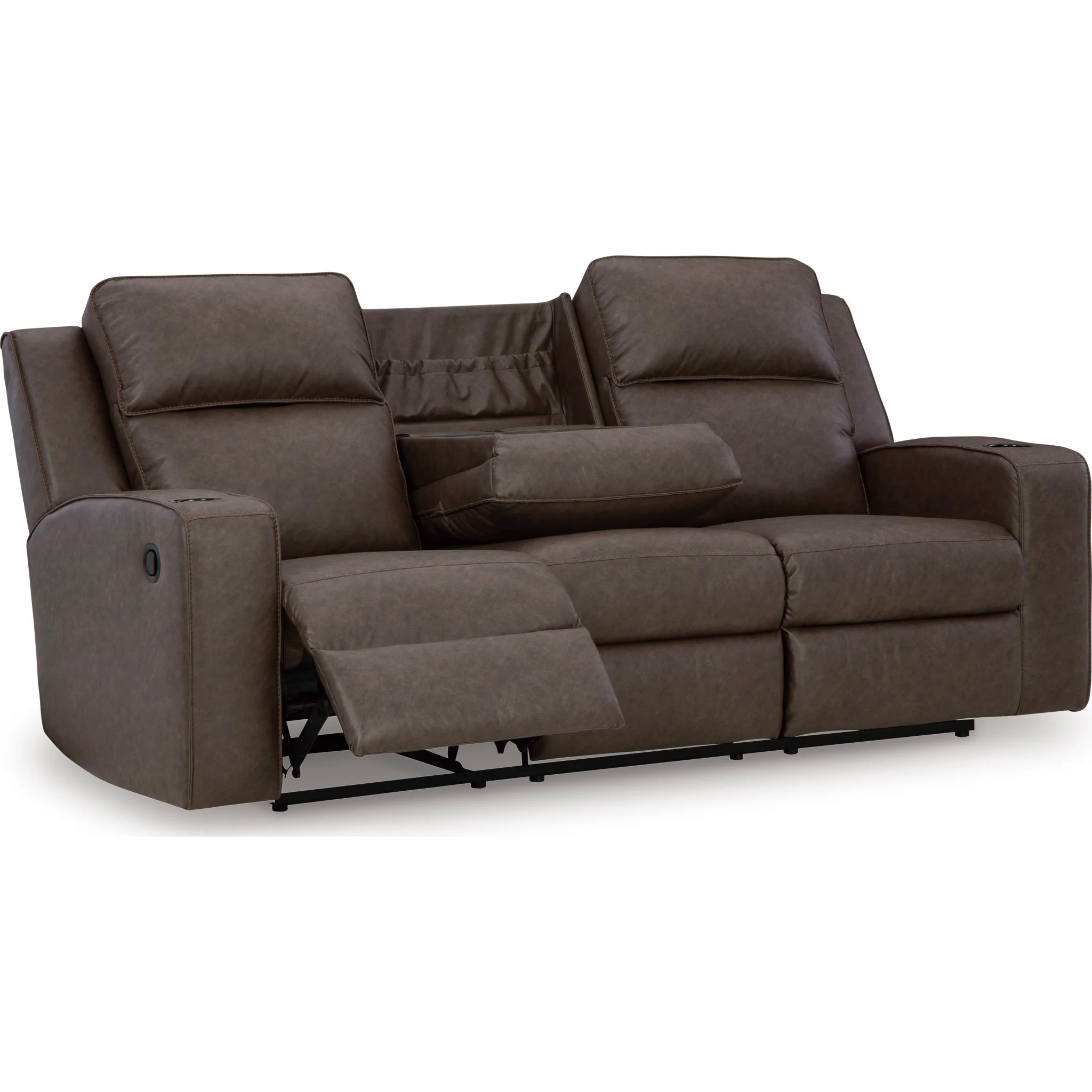 Lavenhorne Reclining Sofa with Drop Down Table - Image 4