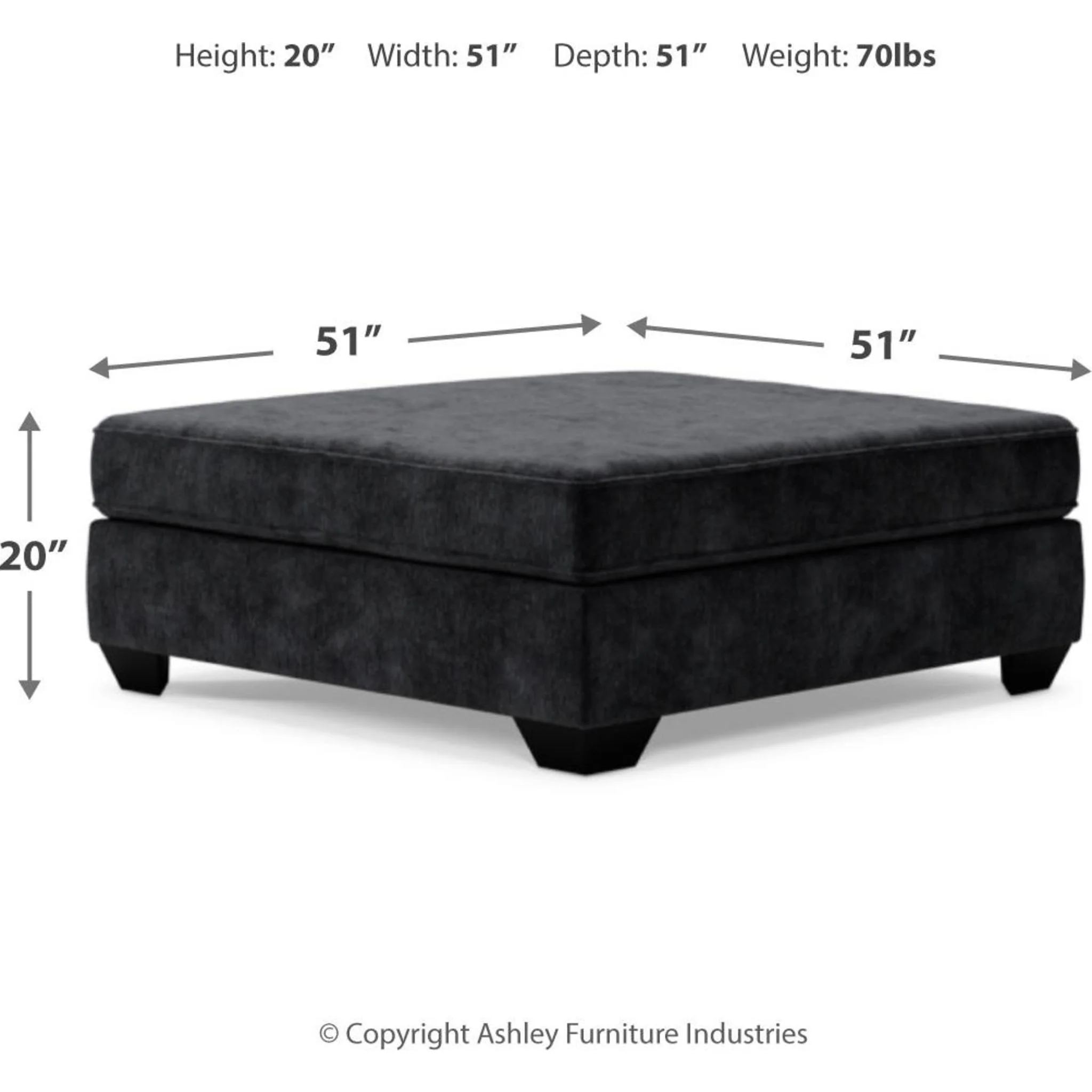 Lavernett Oversized Accent Ottoman - Image 8