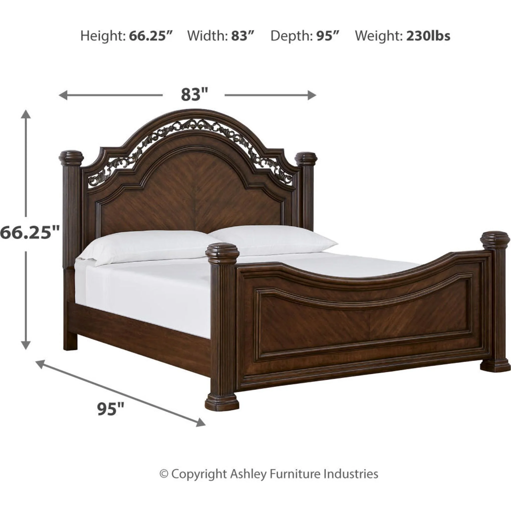 Lavinton 5 Piece King Poster Bedroom - Image 6