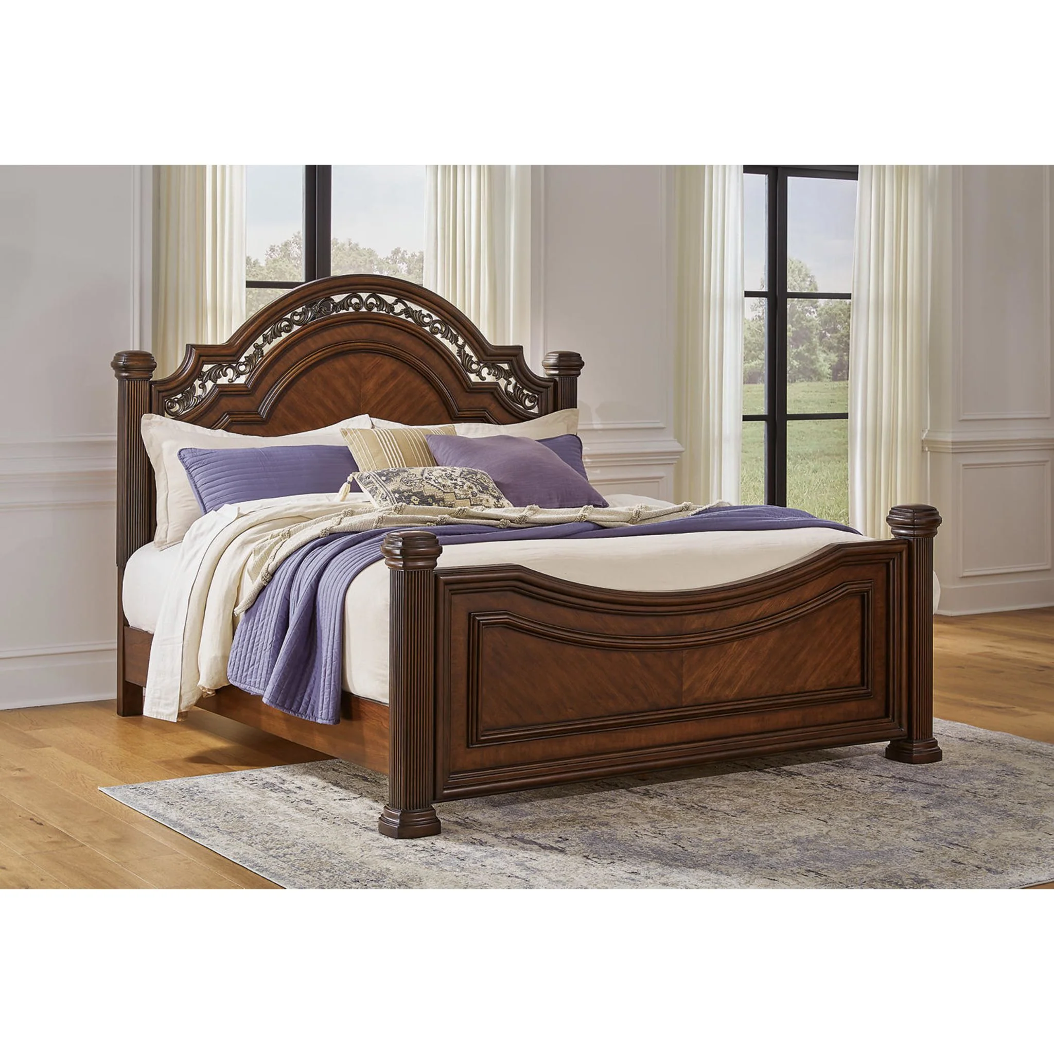 Lavinton 5 Piece King Poster Bedroom - Image 9