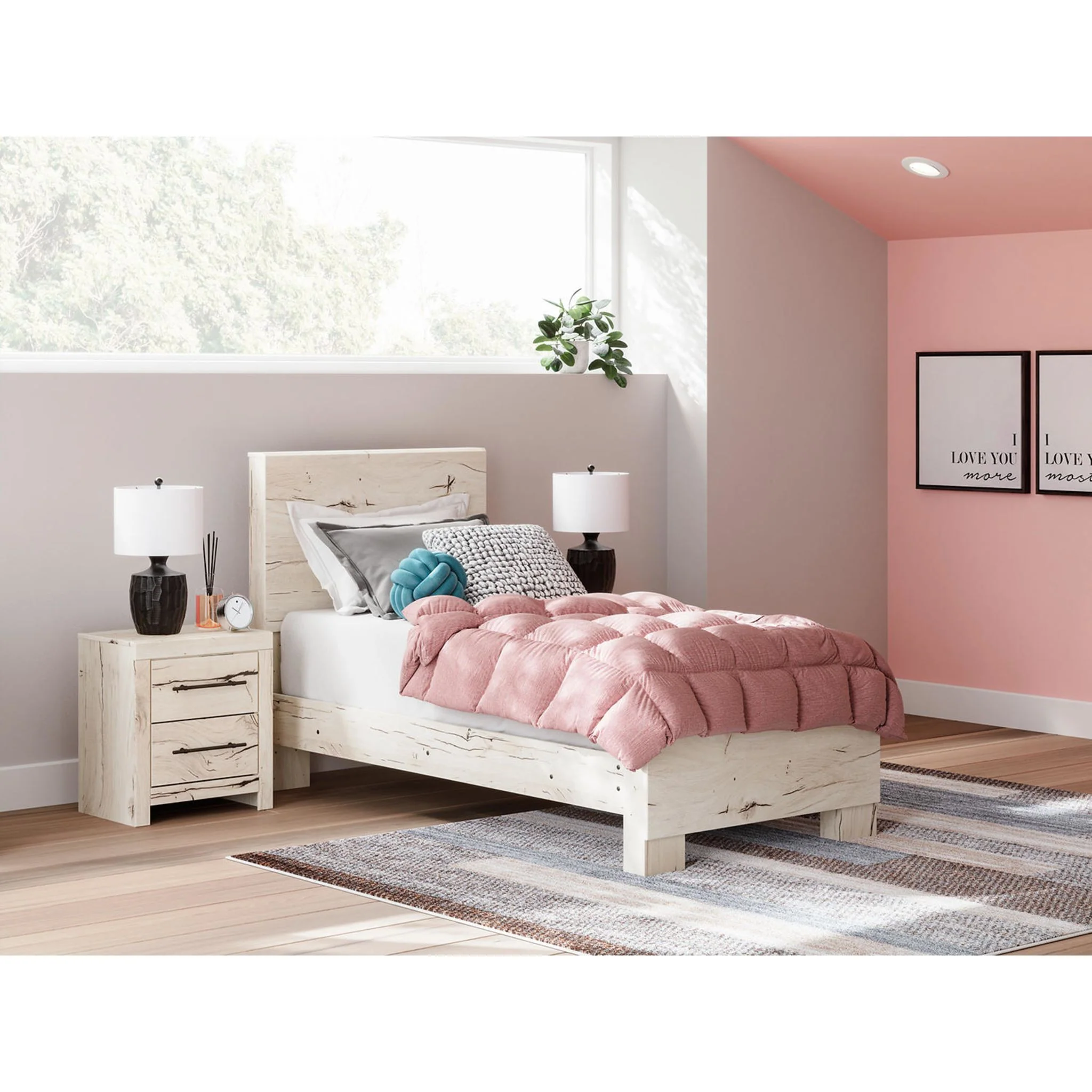 Lawroy Twin Panel Bed - Image 2