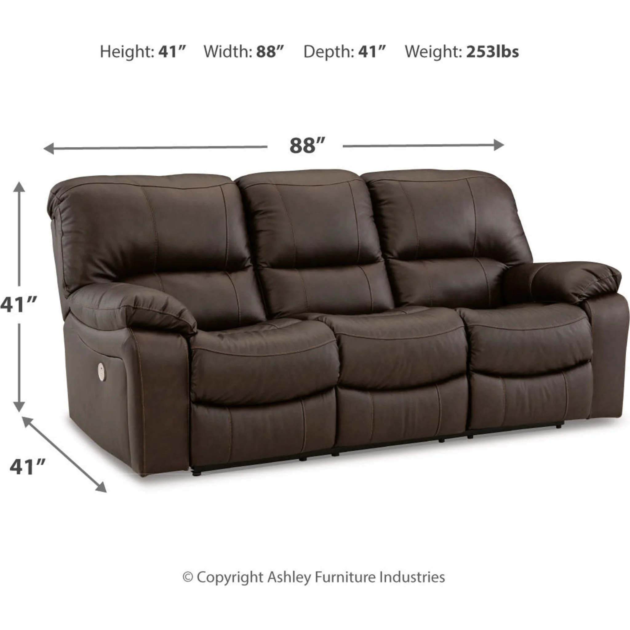 Leesworth Power Reclining Sofa - Image 9