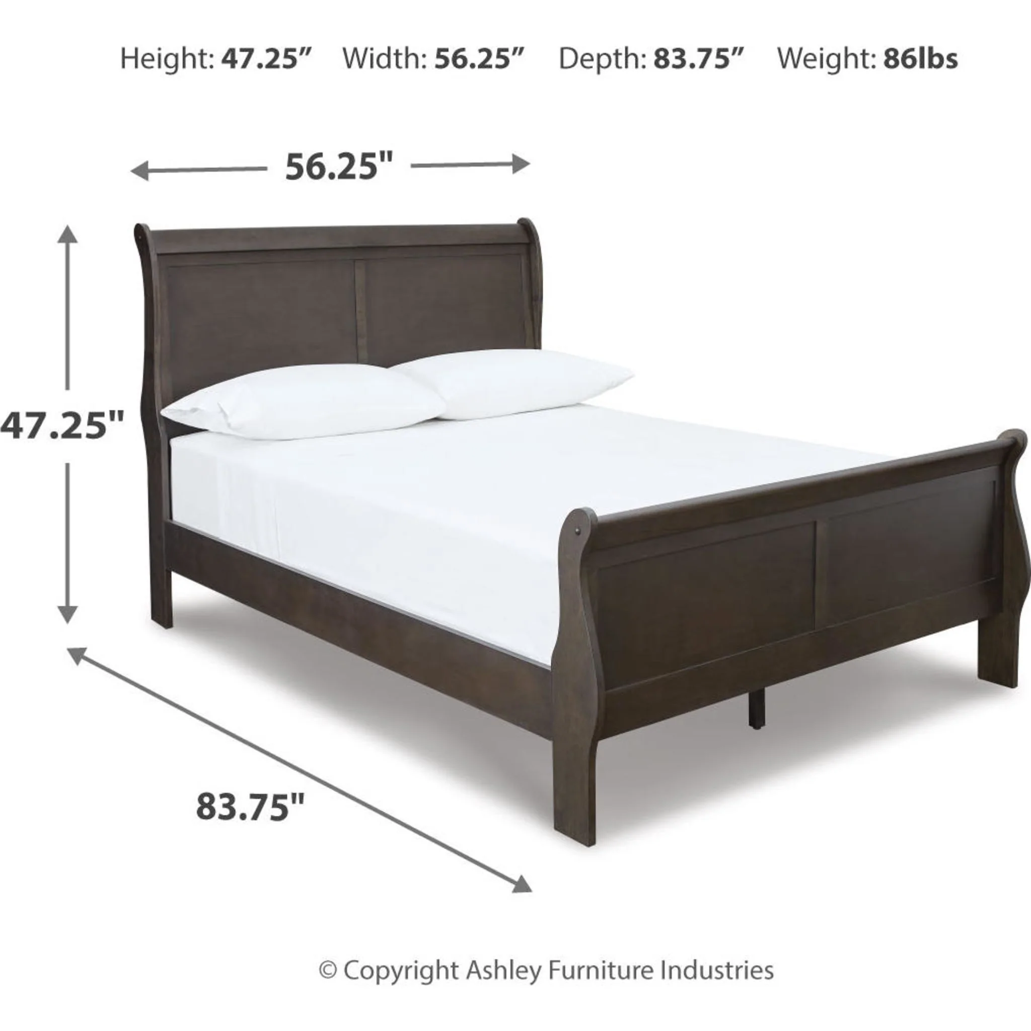 Leewarden 5 Piece Full Panel Bed w/(2) Underbed Storage - Image 20