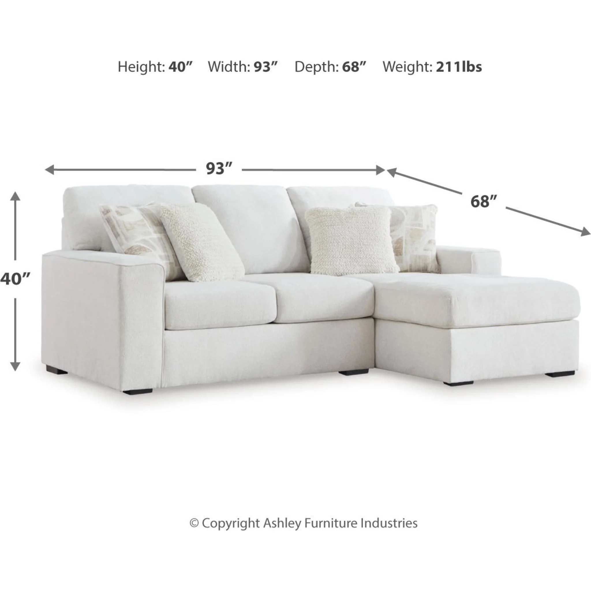 Leighelli-Exclusive 2 Piece Sectional with Chaise - Image 3