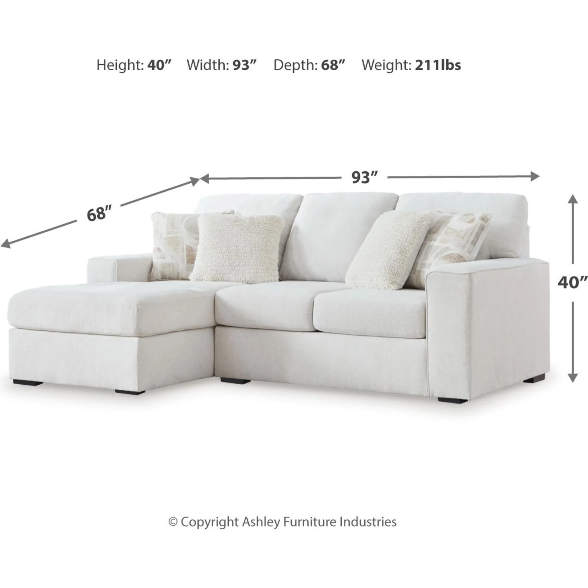 Leighelli-Exclusive 2 Piece Sectional with Chaise - Image 9