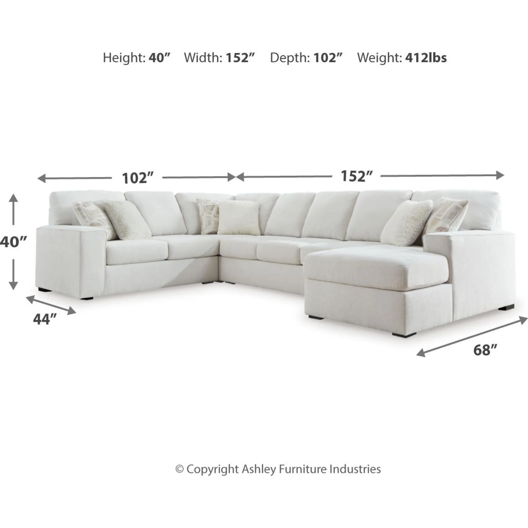 Leighelli-Exclusive 4 Piece Sectional with Chaise - Image 3