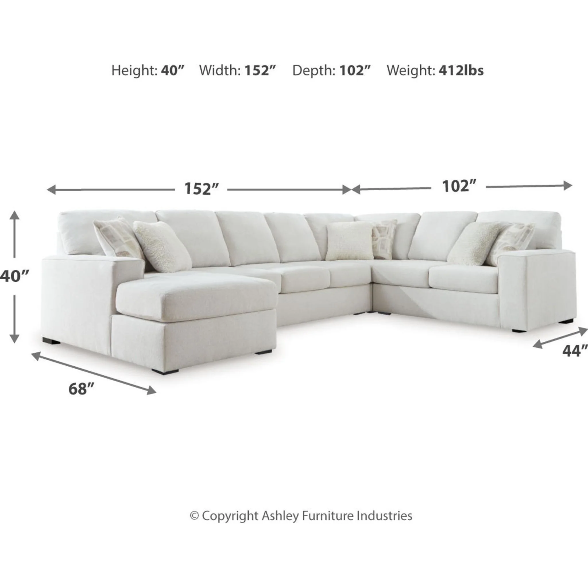 Leighelli-Exclusive 4 Piece Sectional with Chaise - Image 9