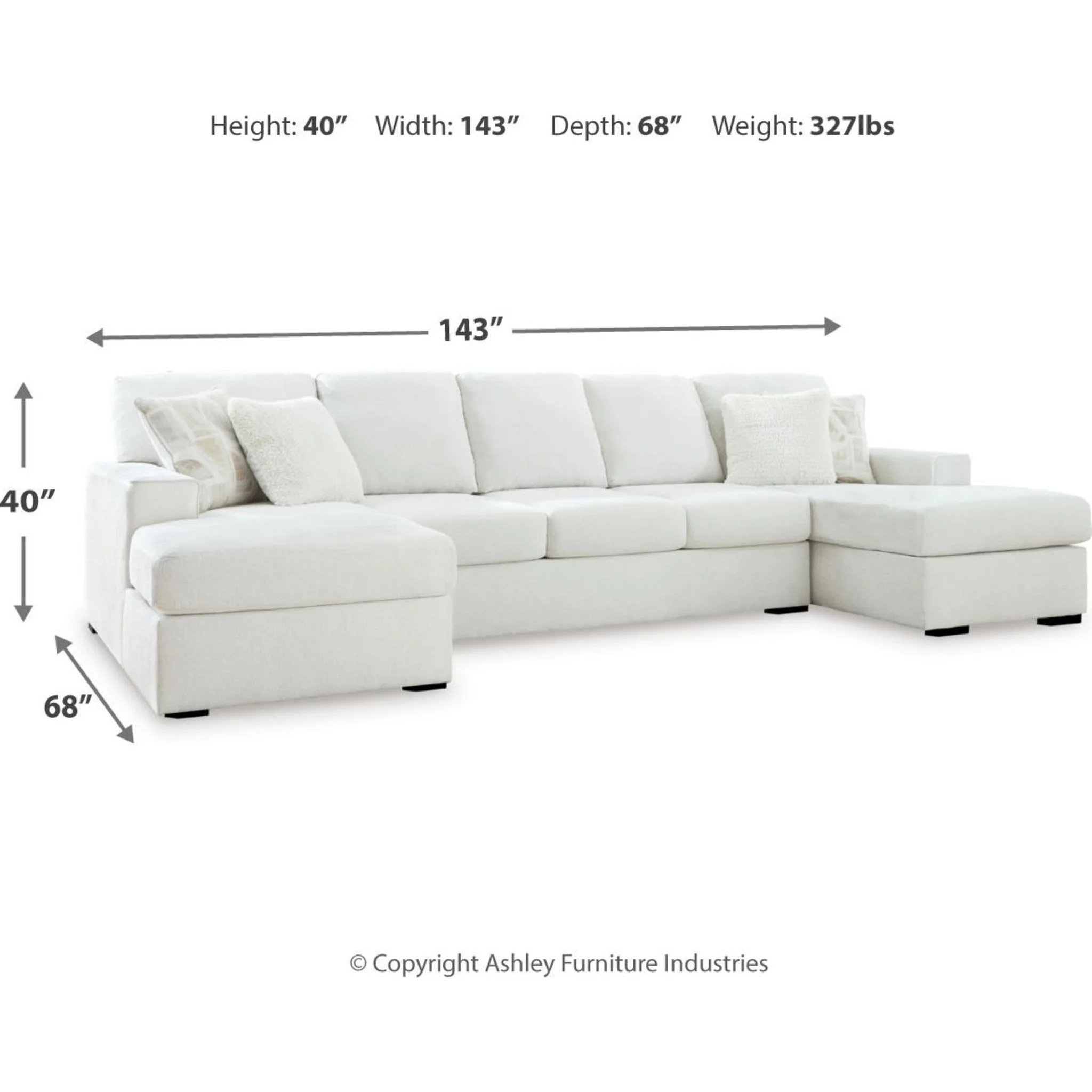 Leighelli-Exclusive 4 Piece Sectional with Dual Chaise - Image 3