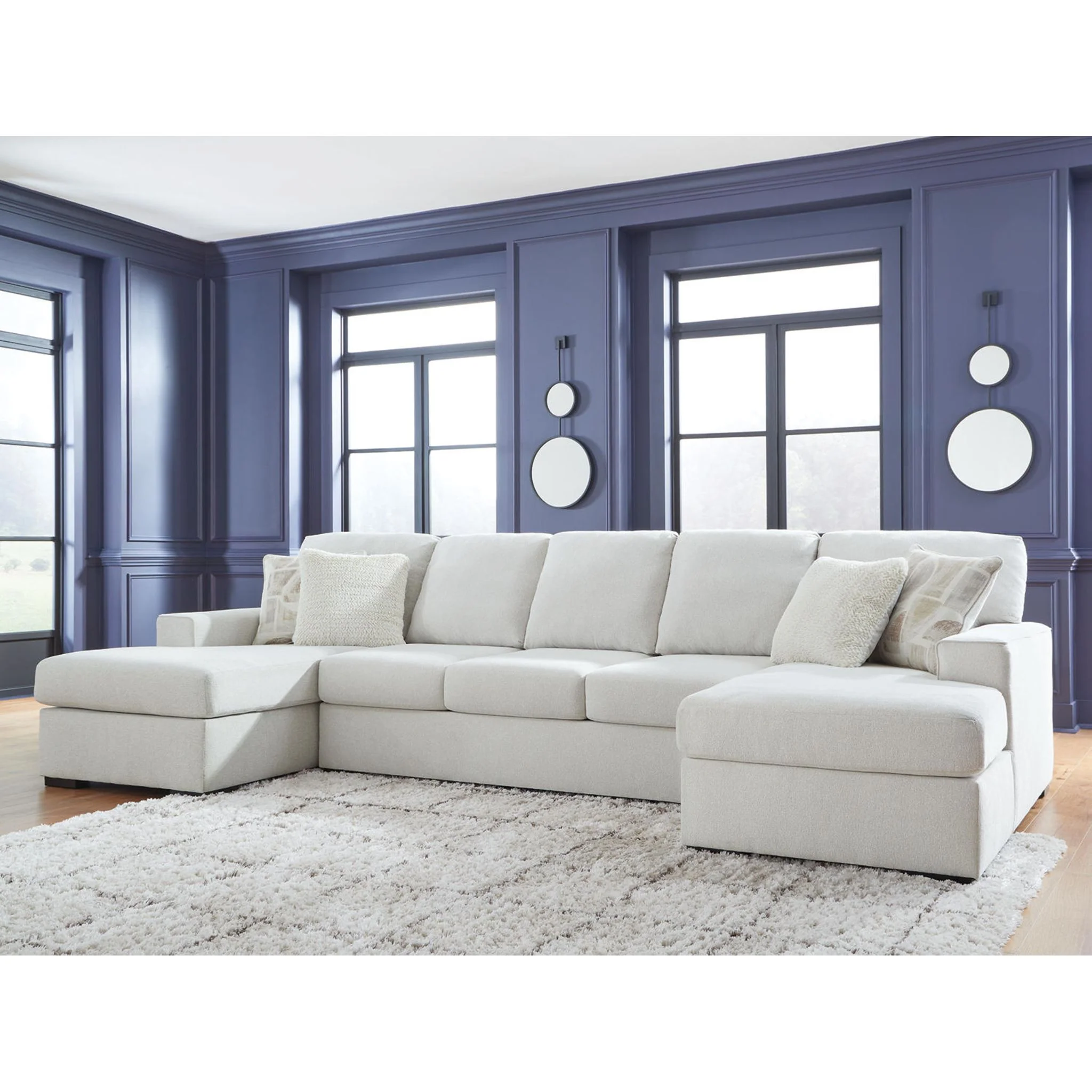 Leighelli-Exclusive 4 Piece Sectional with Dual Chaise - Image 4