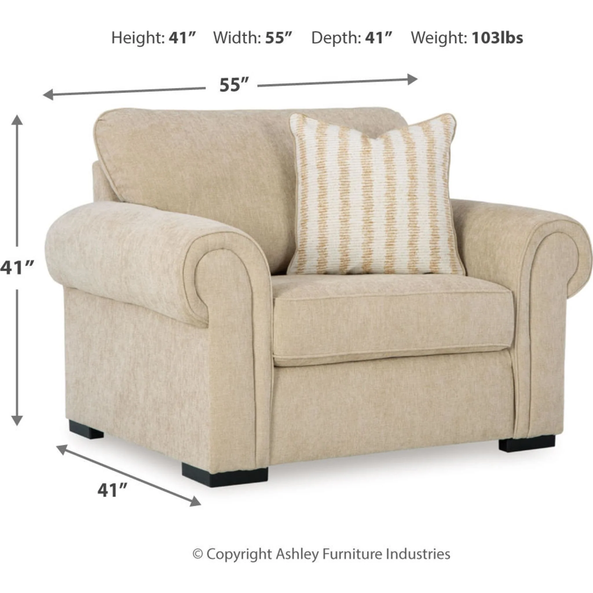 Lerason Oversized Chair - Image 3