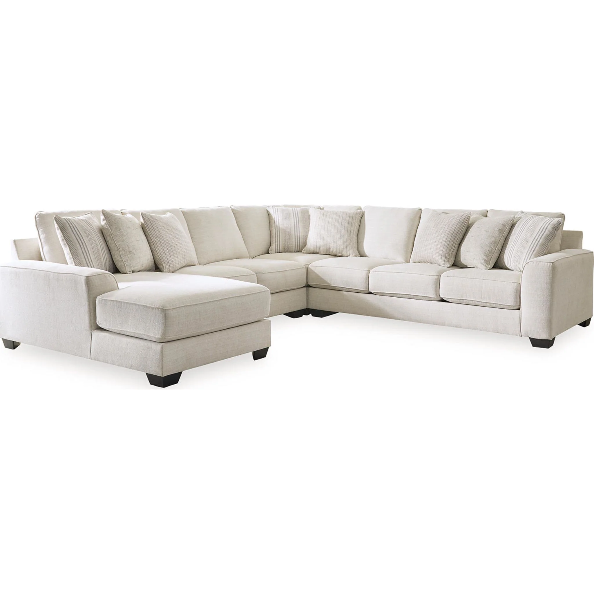 Lerenza-Exclusive 4 Piece Sectional with Chaise - Image 10