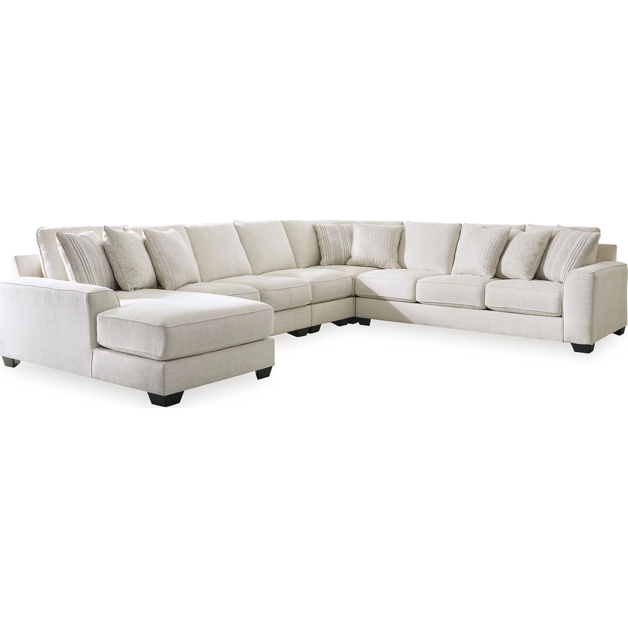 Lerenza-Exclusive 5 Piece Sectional with Chaise - Image 10