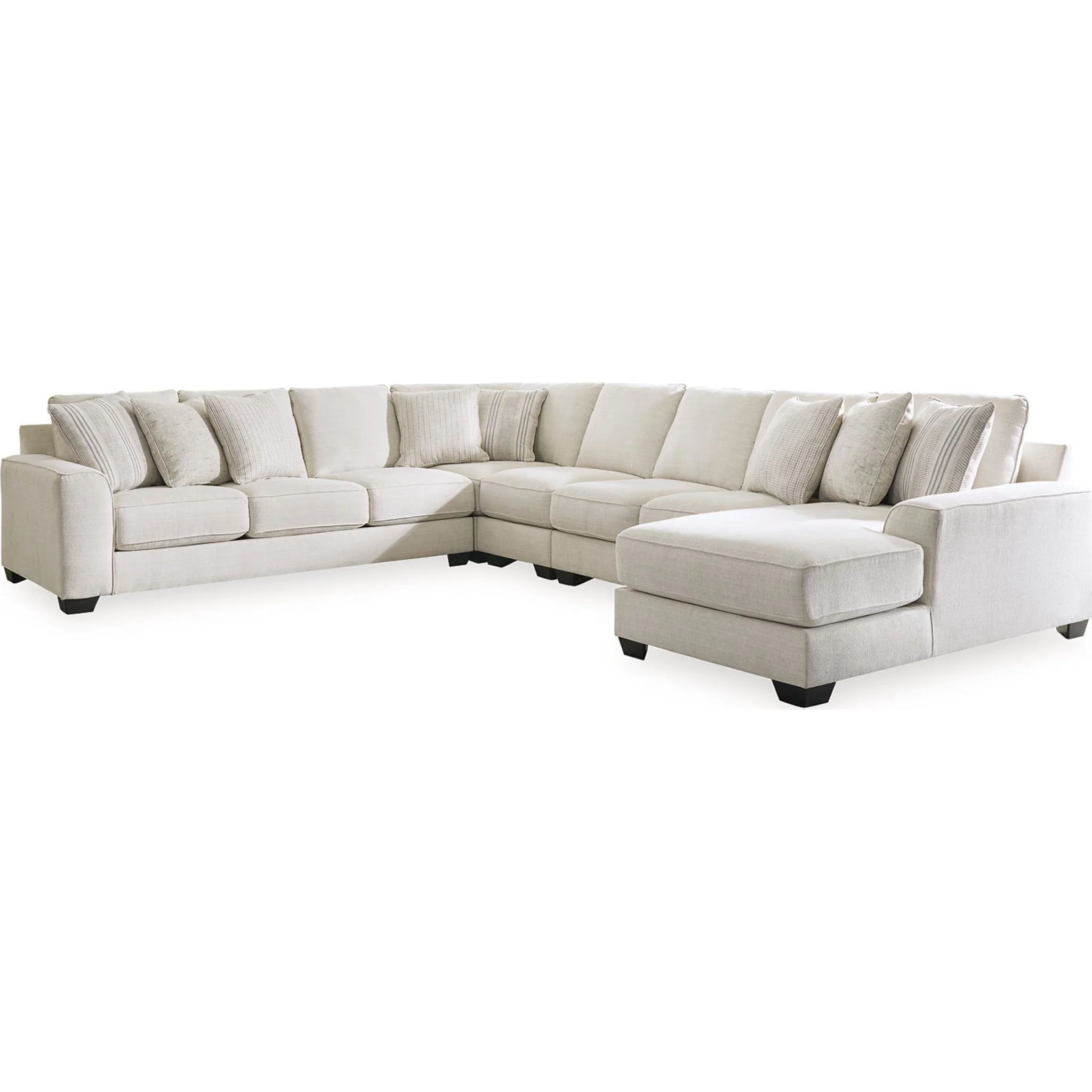 Lerenza-Exclusive 5 Piece Sectional with Chaise - Image 3