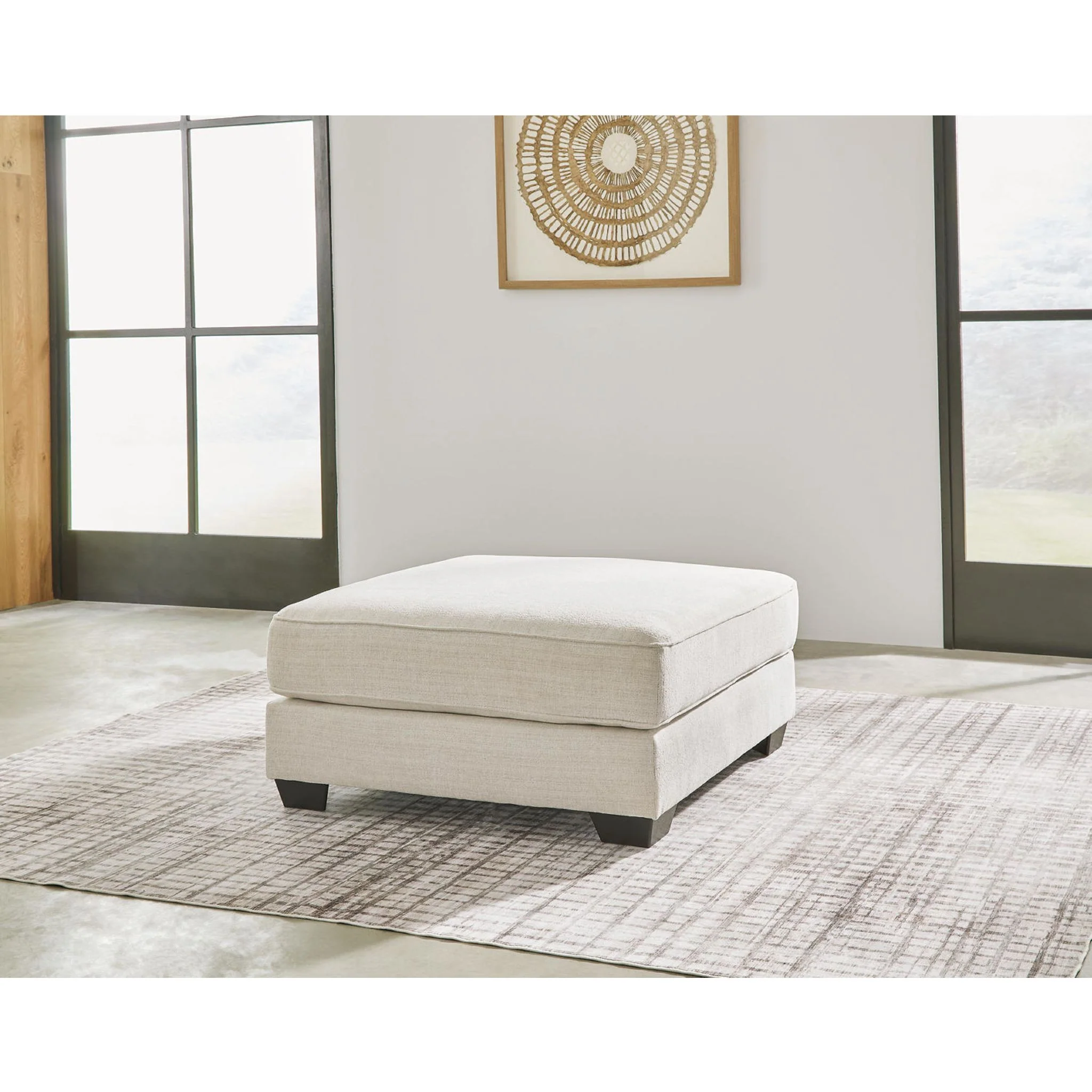 Lerenza-Exclusive Oversized Accent Ottoman - Image 4