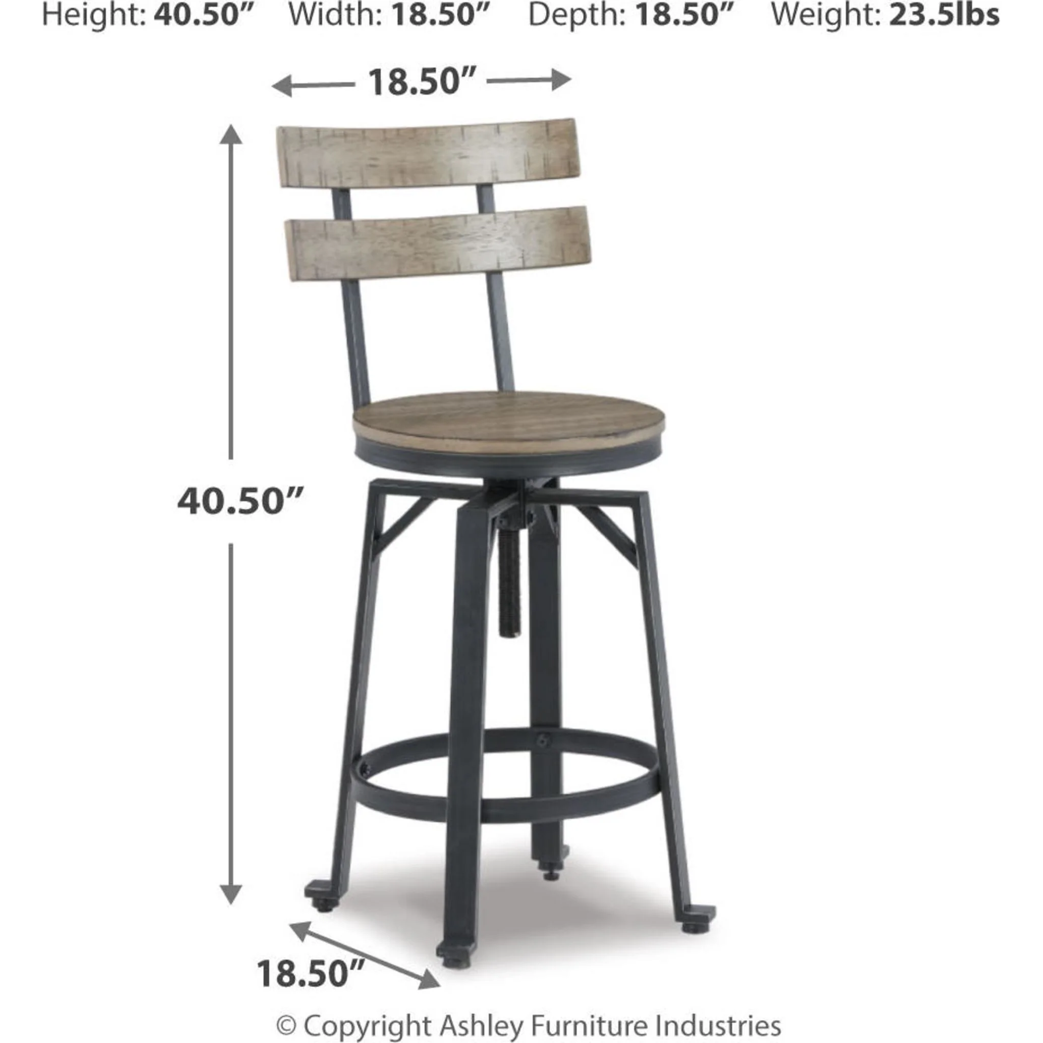Lesterton Adjustable Height Stool - Image 13