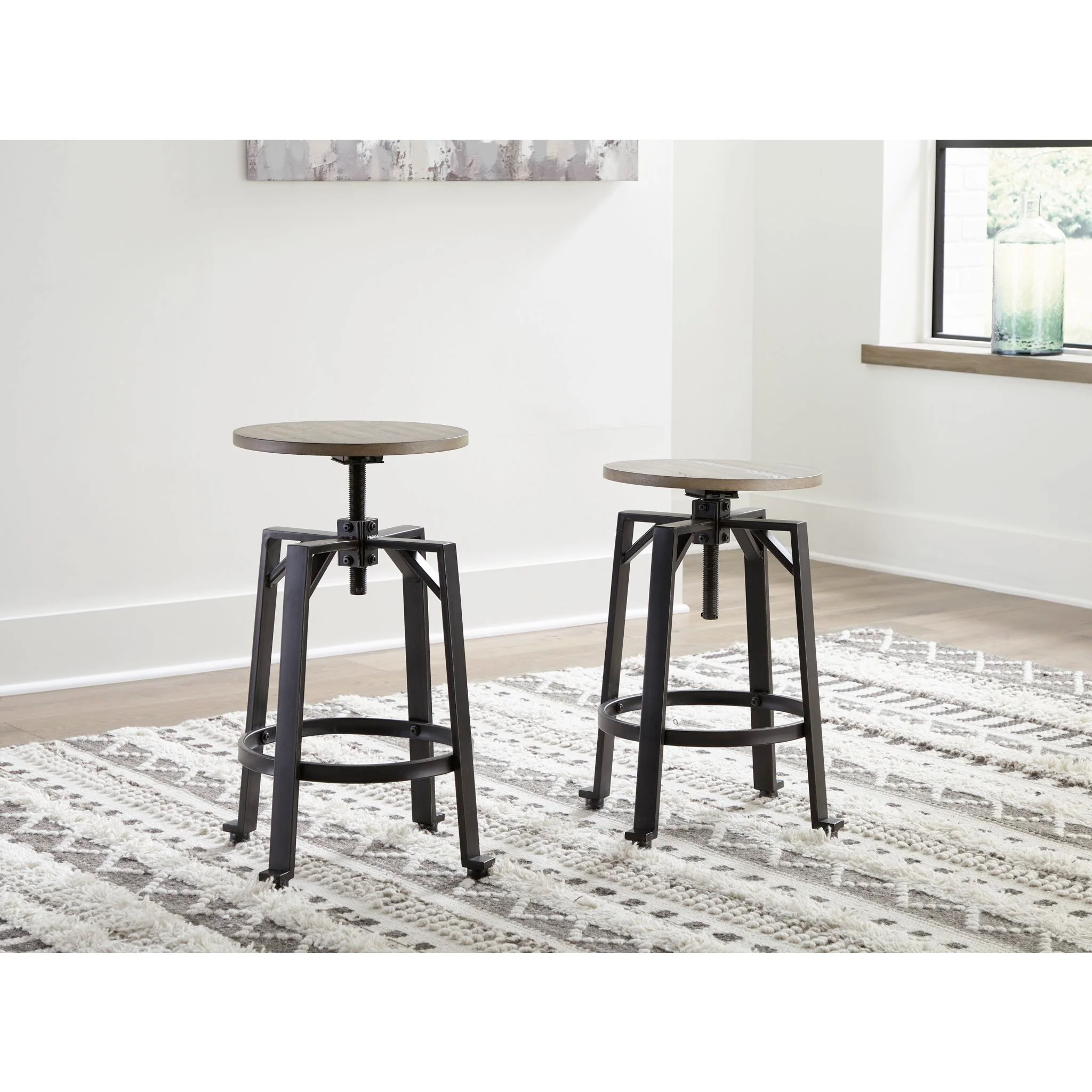 Lesterton Adjustable Height Stool - Image 4