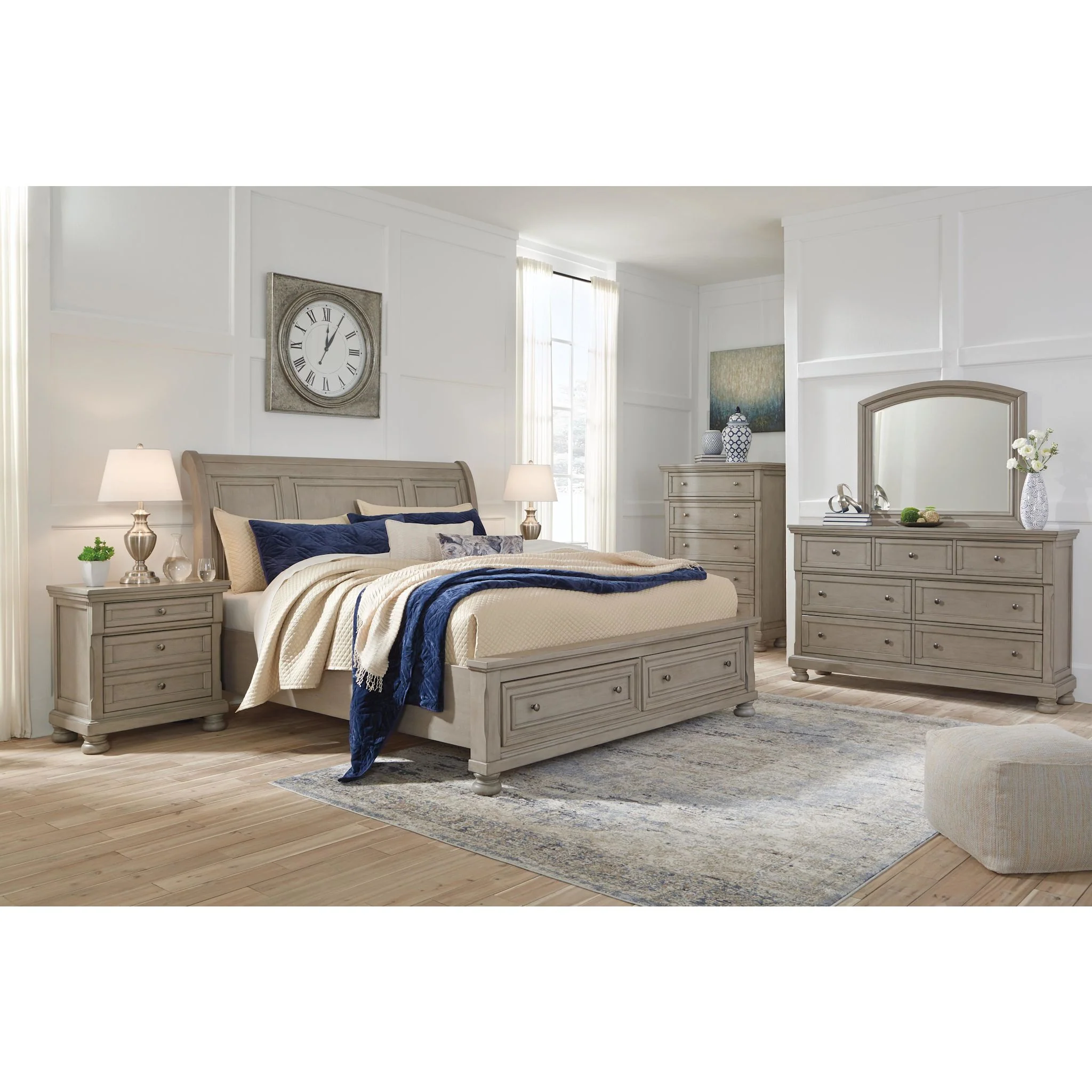 Lettner Sleigh Storage Bed - Image 11