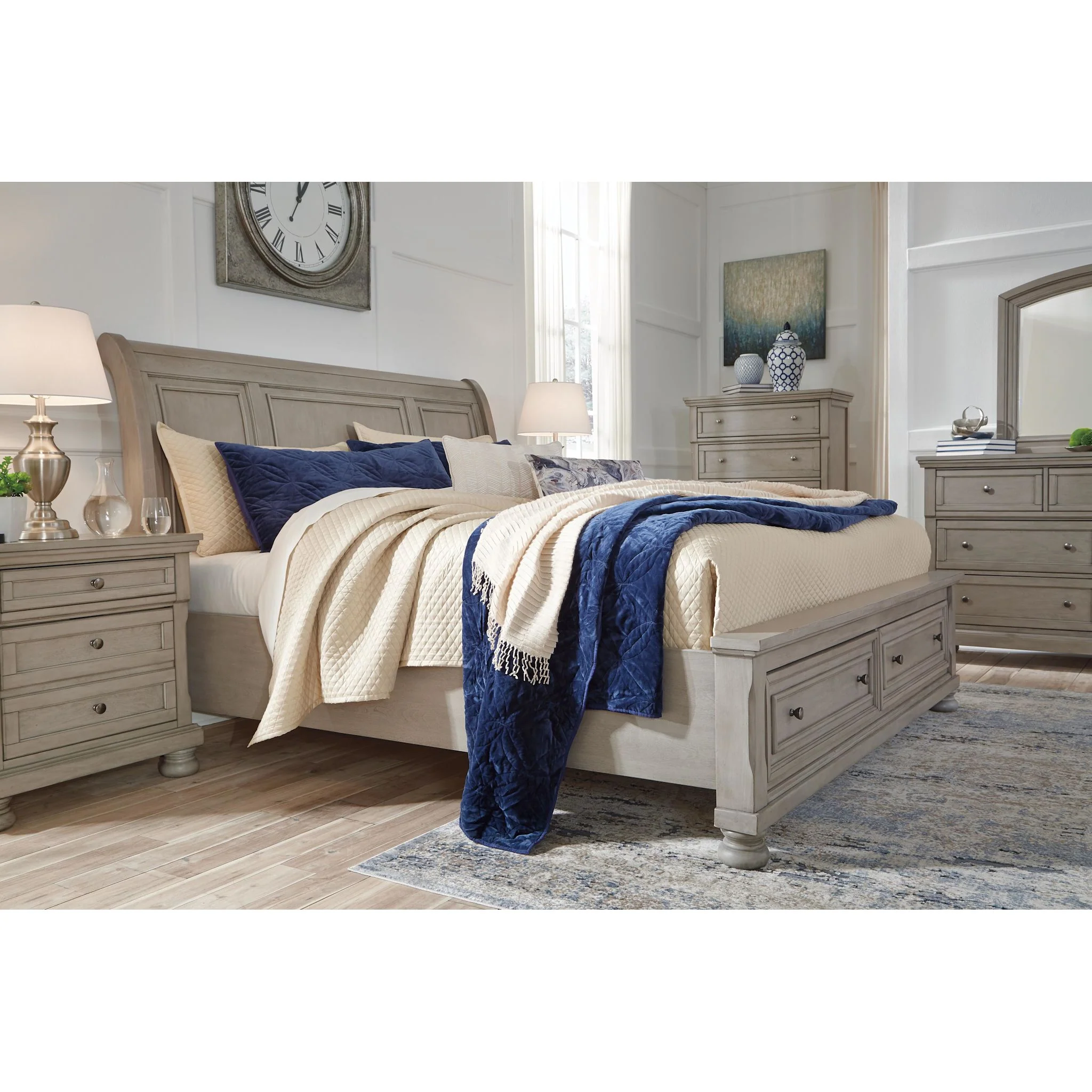 Lettner Sleigh Storage Bed - Image 17