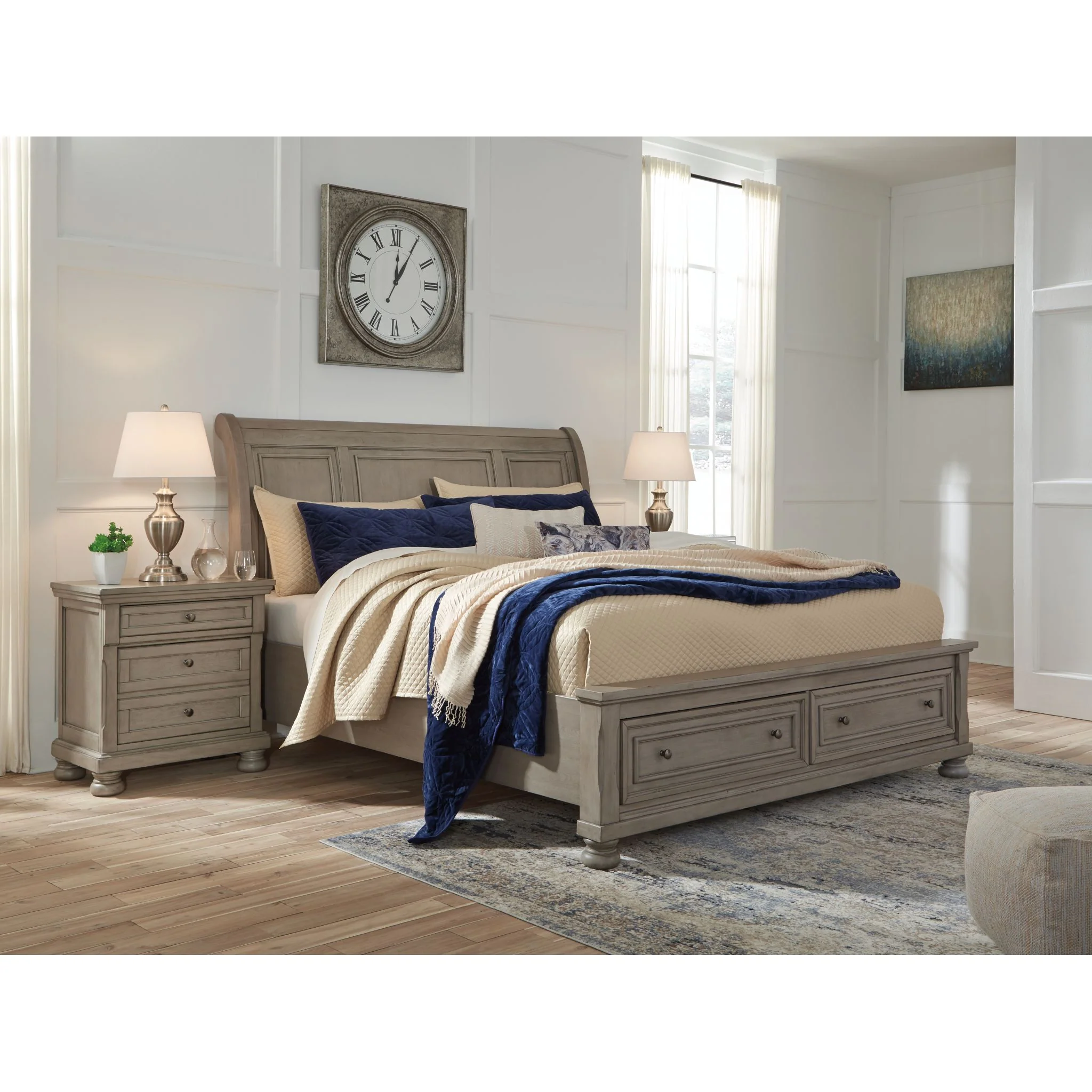 Lettner Sleigh Storage Bed - Image 3