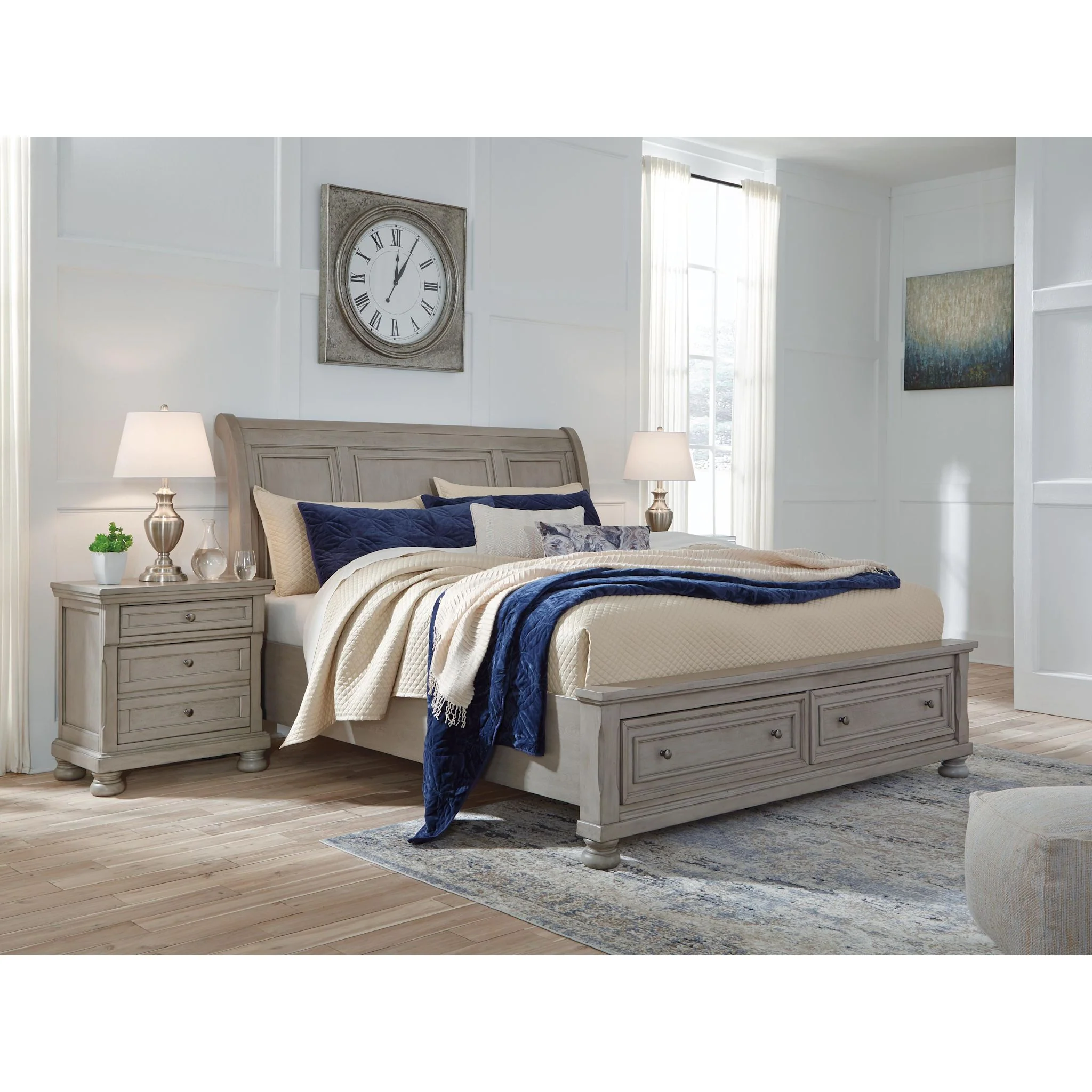 Lettner Sleigh Storage Bed - Image 30