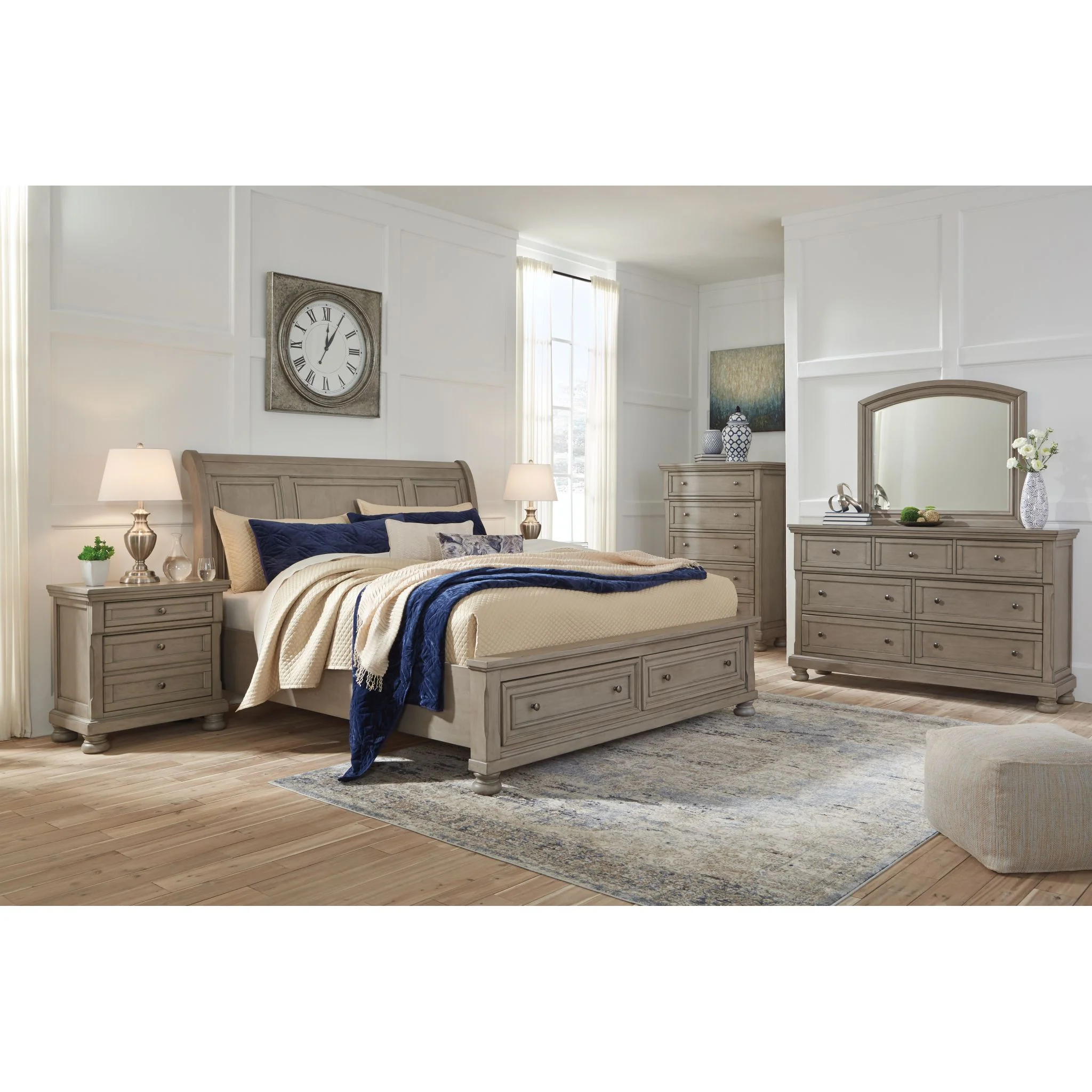 Lettner Sleigh Storage Bed - Image 5