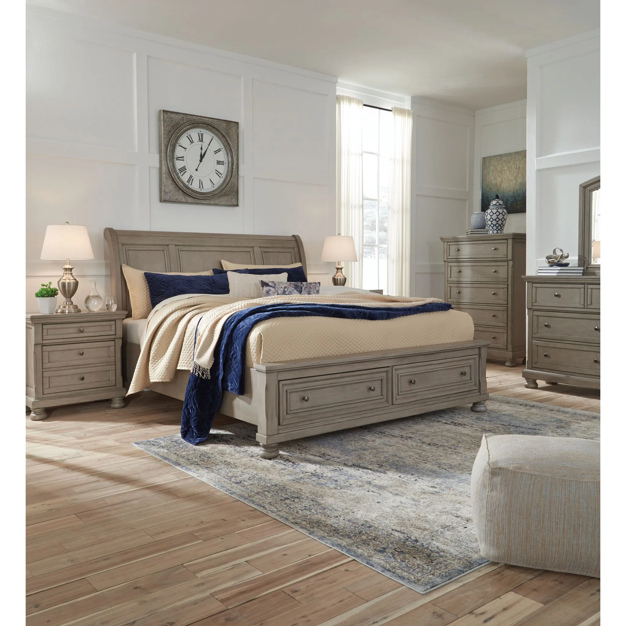 Lettner Sleigh Storage Bed - Image 6