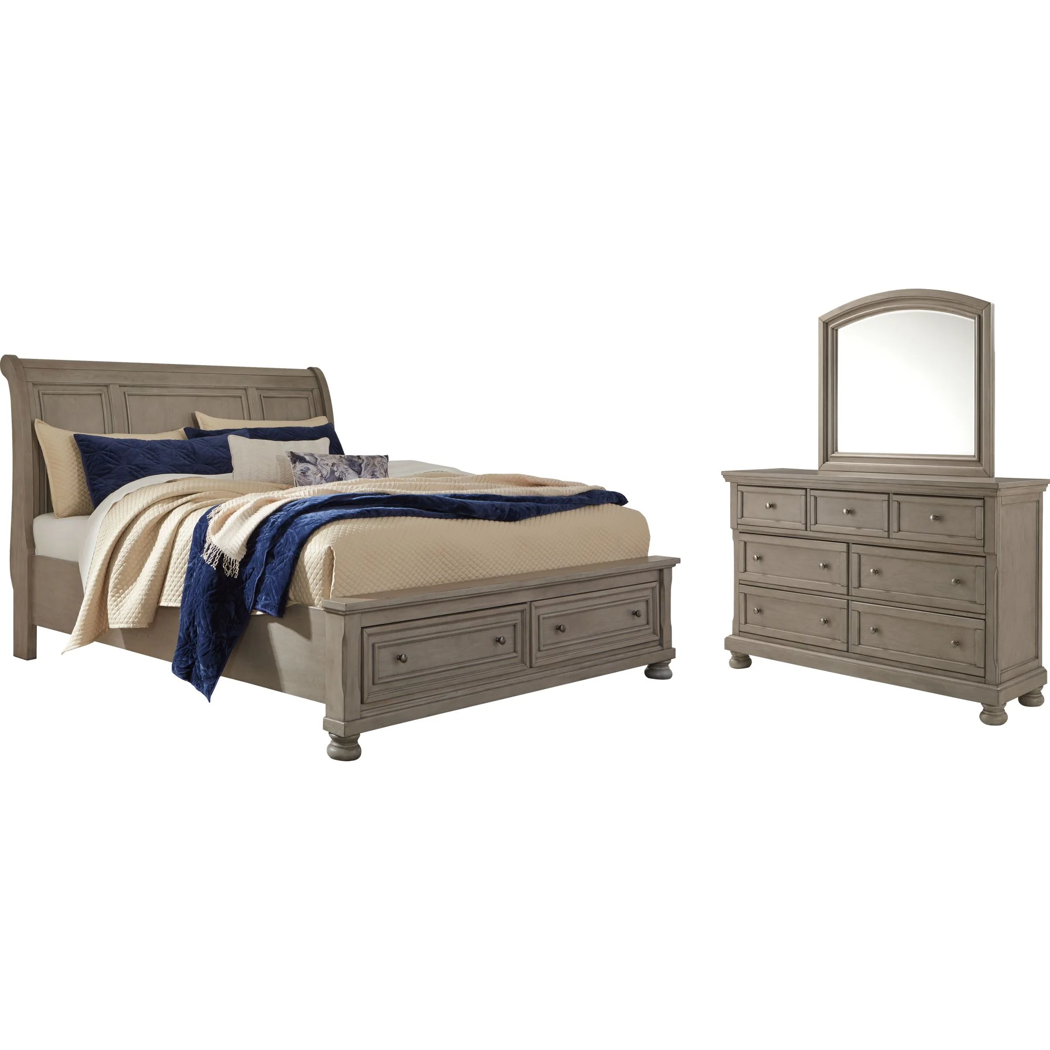 Lettner 5 Piece Sleigh Bedroom - Image 12