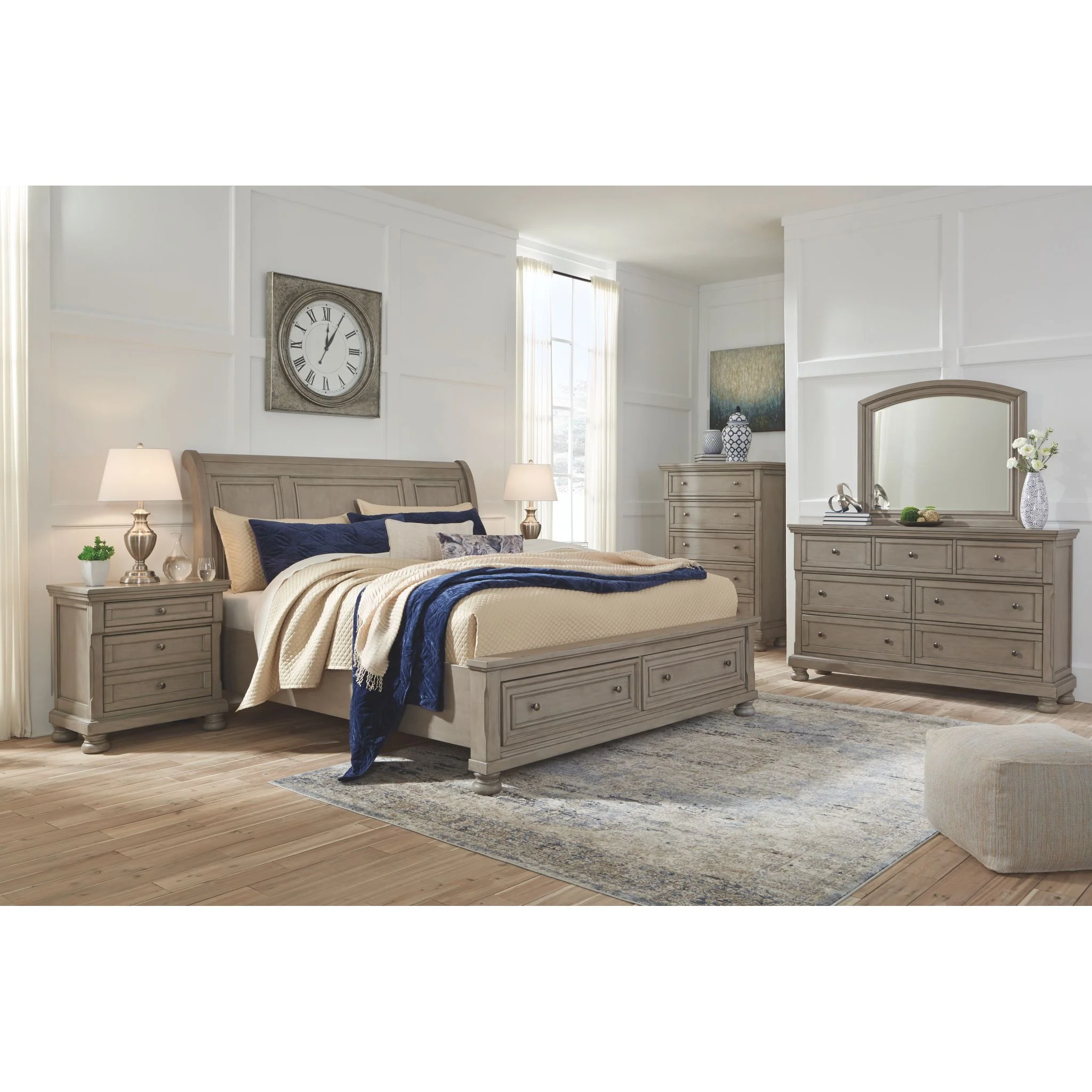 Lettner 5 Piece Sleigh Bedroom - Image 15