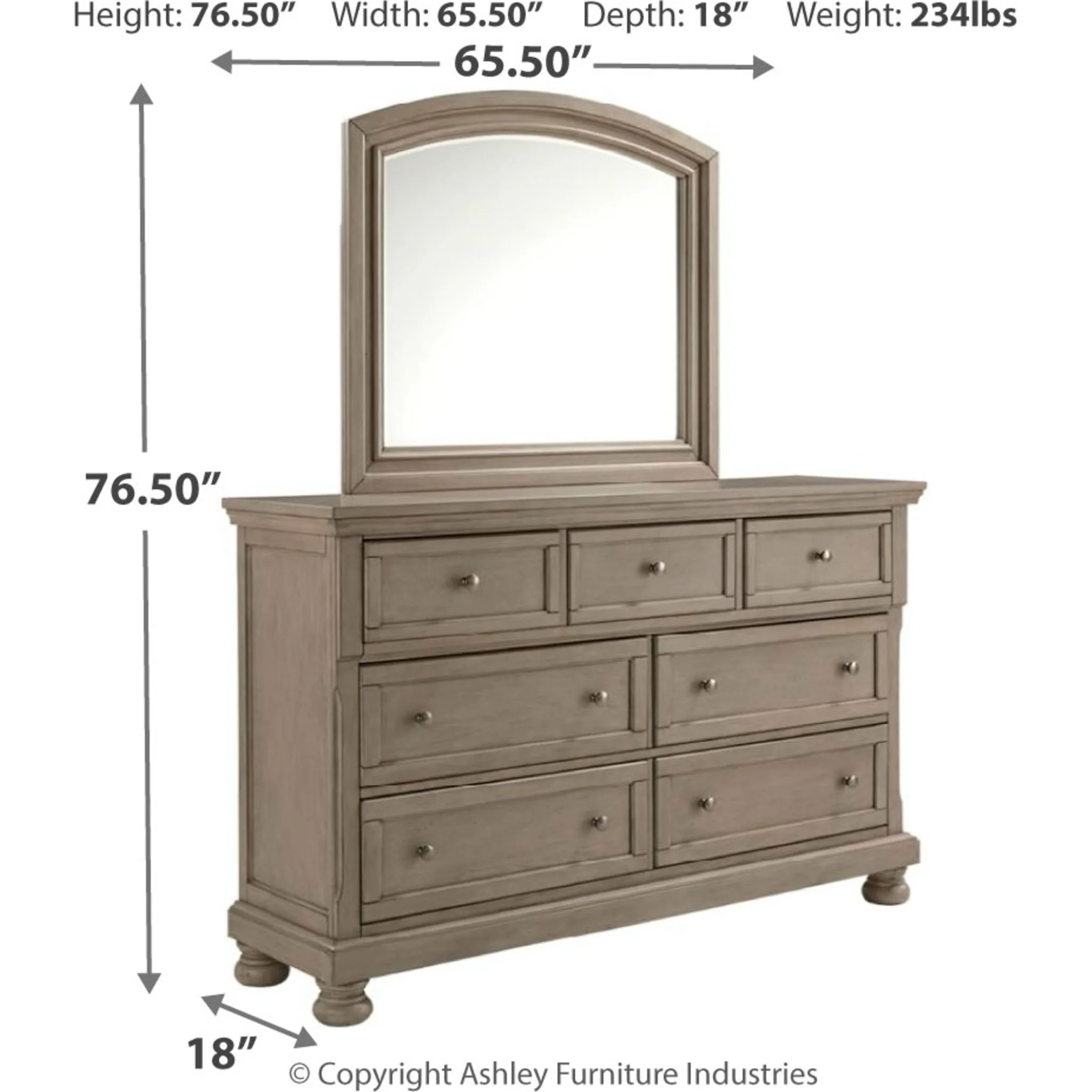 Lettner 5 Piece Sleigh Bedroom - Image 16
