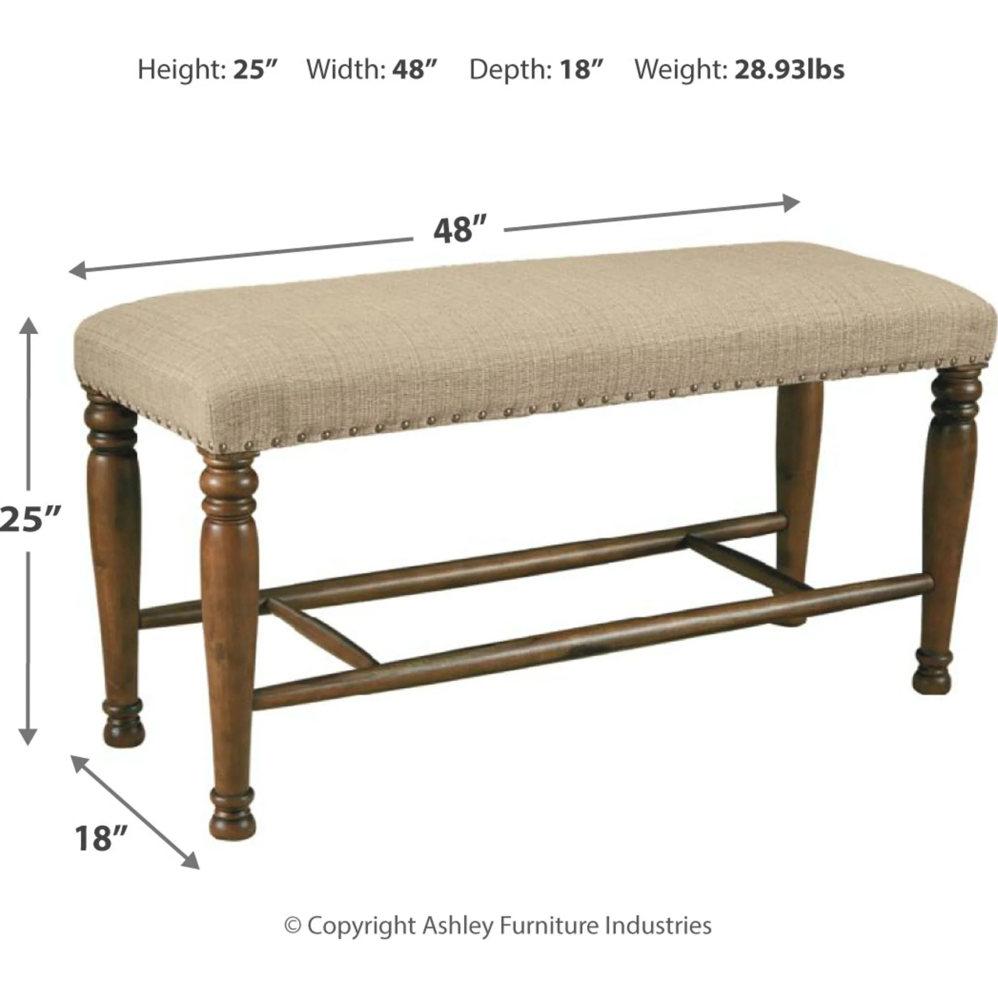 Lettner Extra Large UPH DRM Bench - Image 4