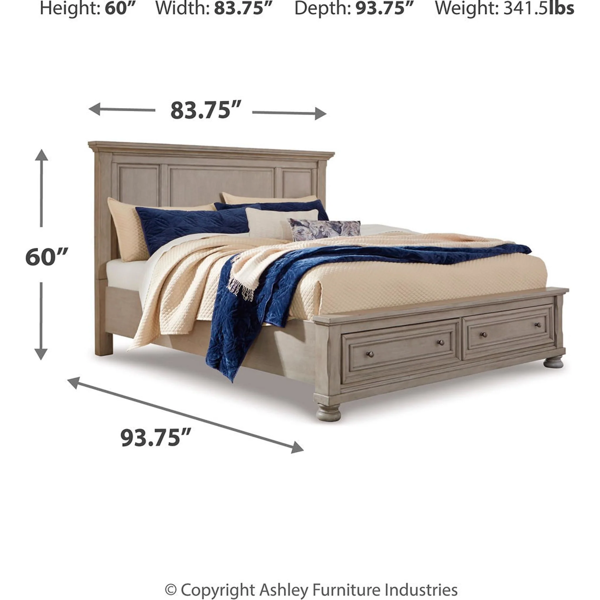 Lettner Panel Storage Bed - Image 17