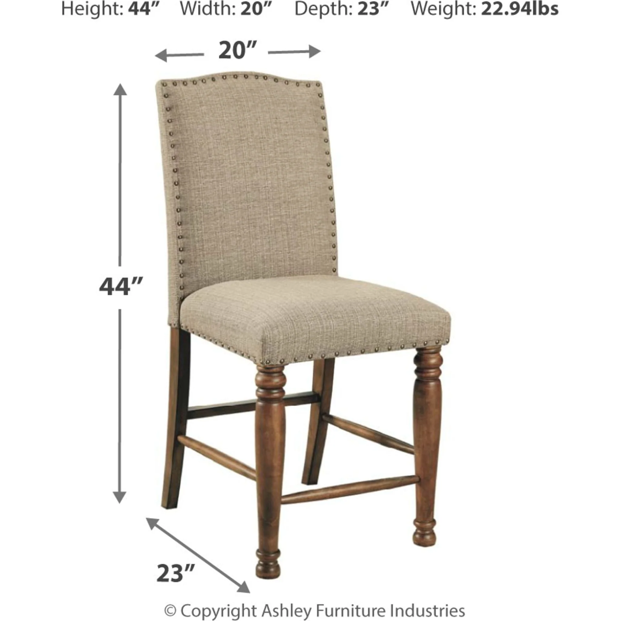 Lettner Upholstered Barstool - Image 4