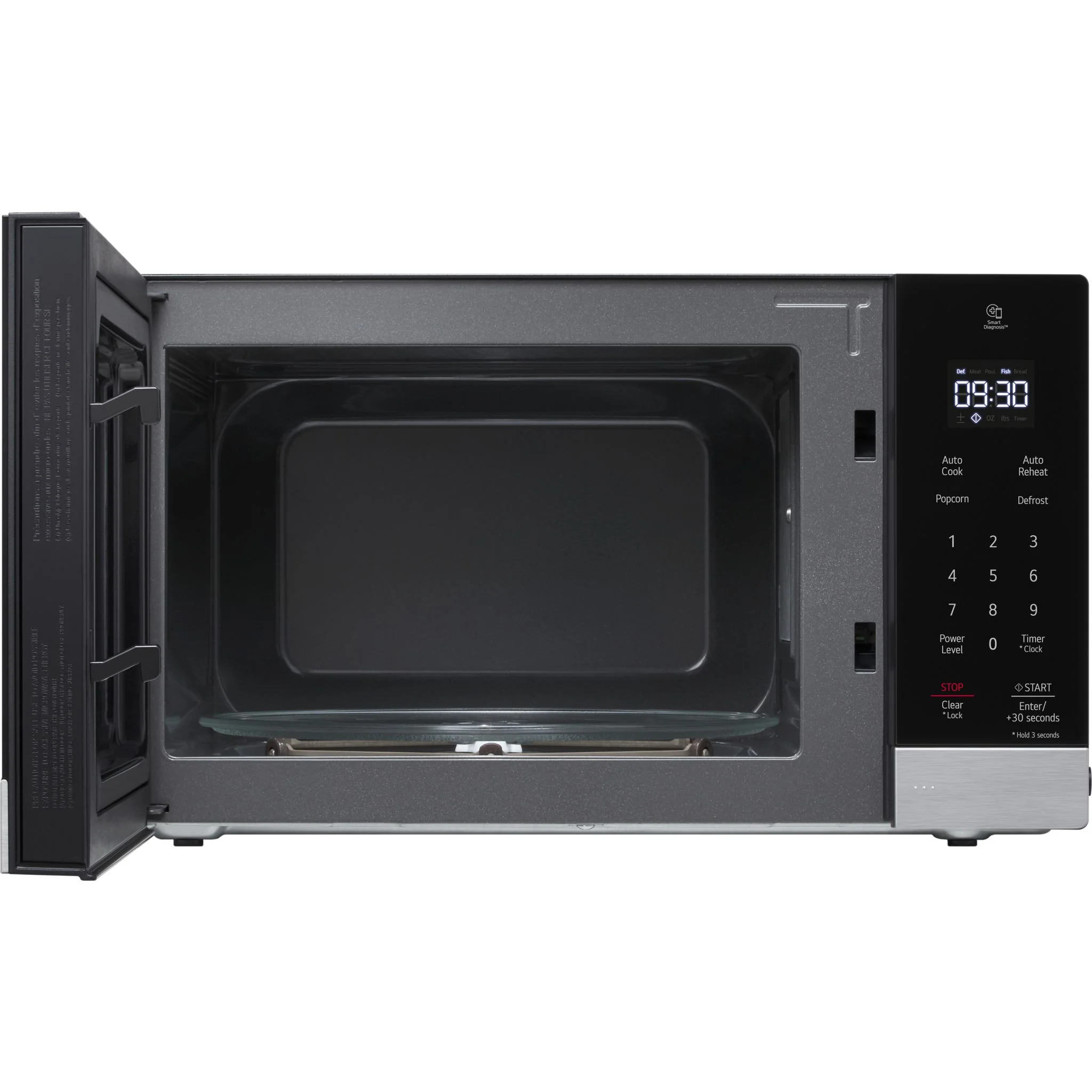 LG 0.9 cu. ft. NeoChef™ Countertop Microwave with Smart Inverter - Stainless (MSER0990S) - Image 2