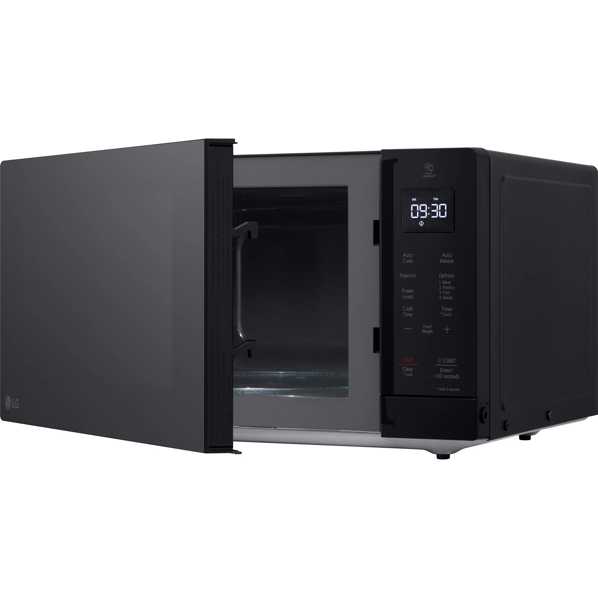 LG 1.1 cu. ft. Countertop Microwave with EasyClean® Interior - BLACK (MSER1130B) - Image 11